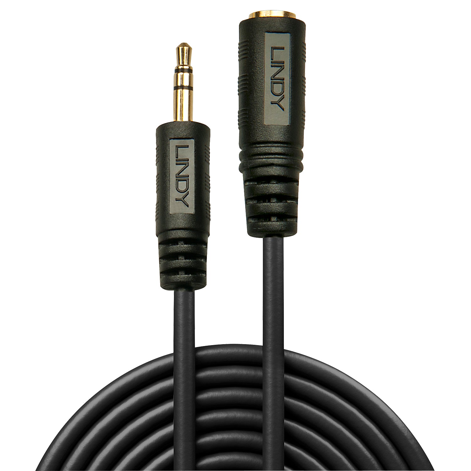Lindy Audio-Verlängerungskabel 3,5 mm Klinke (Stecker) auf 3,5 mm Klinke (Buchse) – 10 m, 3-polig (TRS)