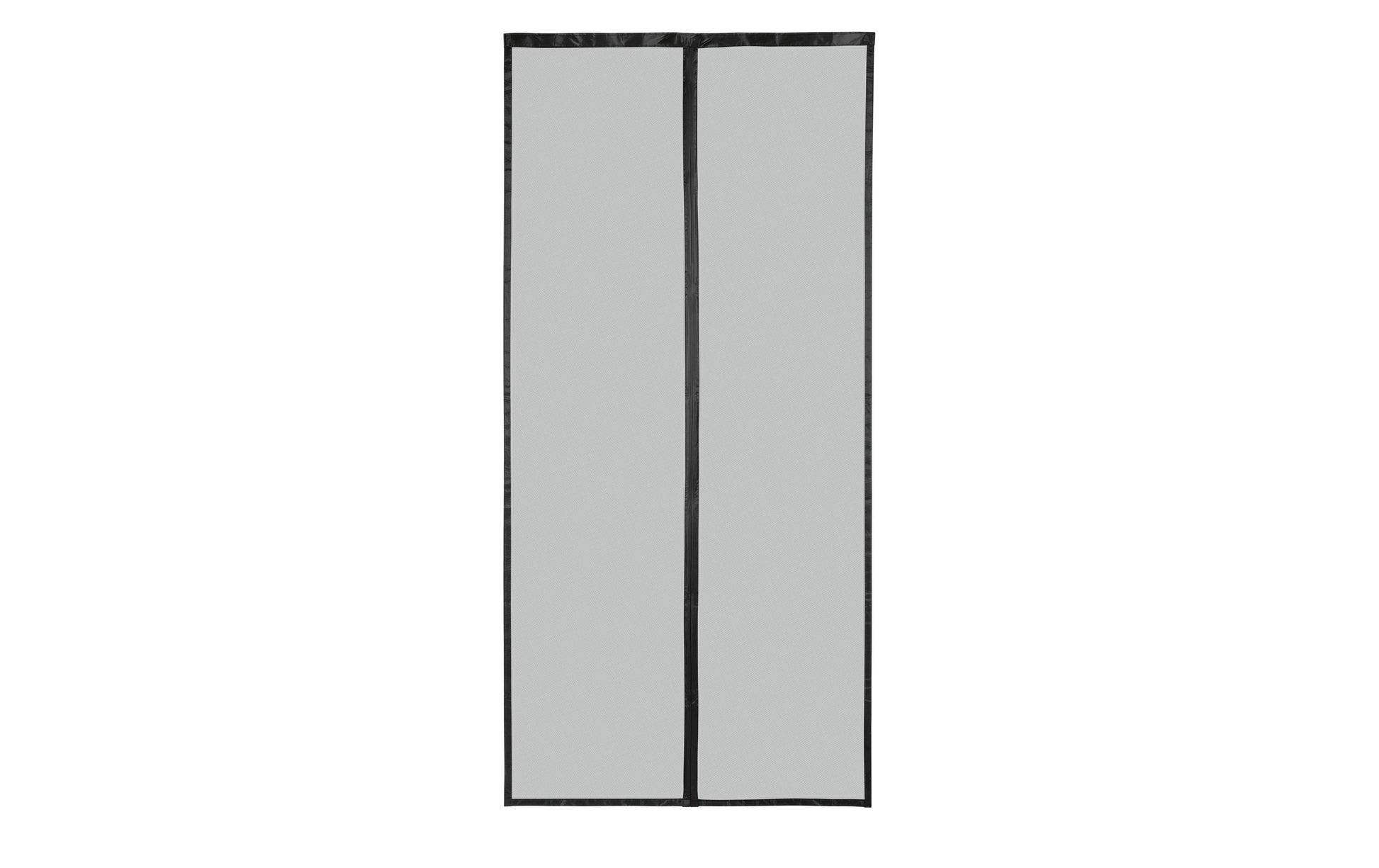 EASYmaxx Strong Click Fliegengitter Tür – 100 × 210 cm – Schwarz – Klettverschluss – für Türen