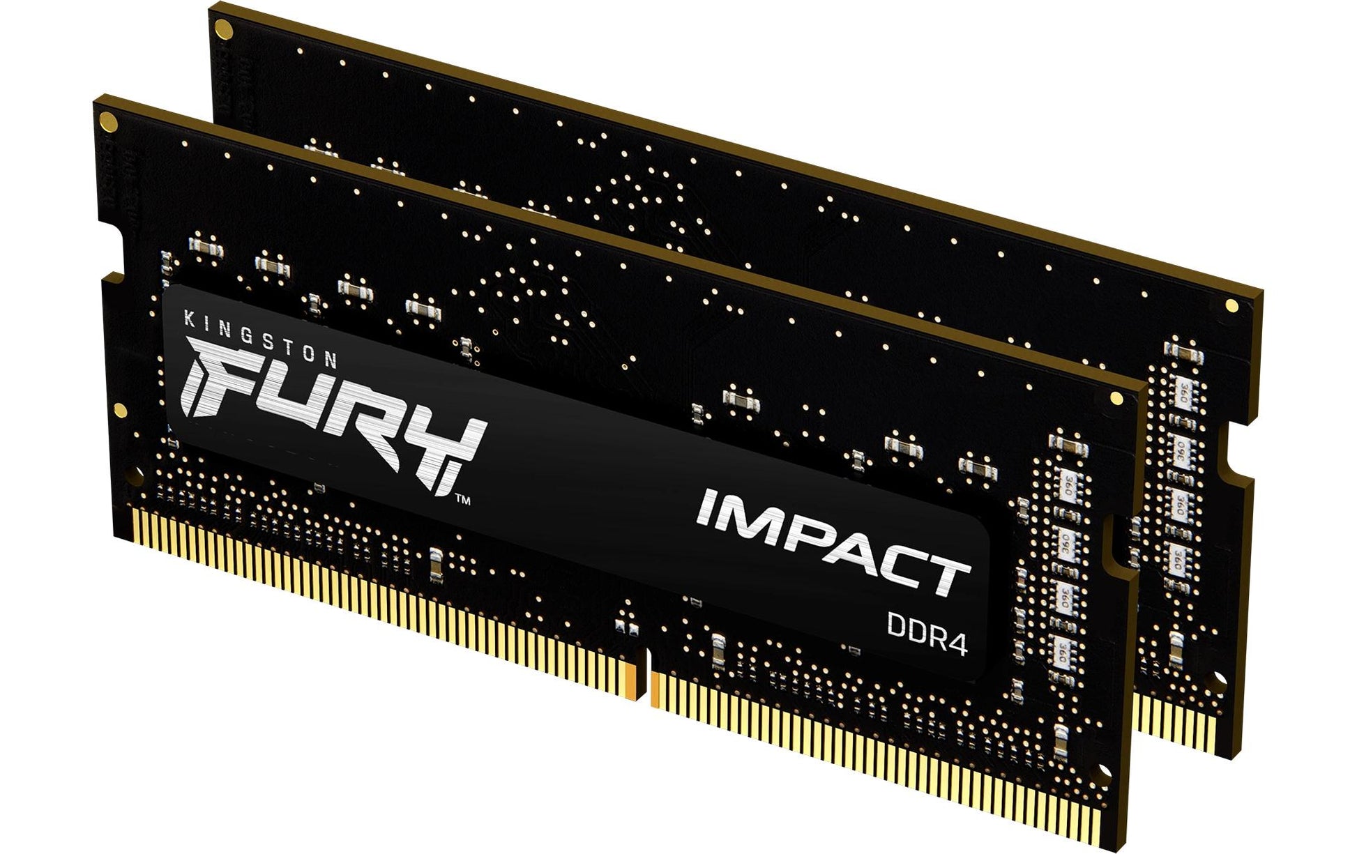 Kingston Technology Kingston FURY Impact – DDR4 SO-DIMM 32 GB (2×16 GB), 3200 MT/s CL20, 1,2 V, Kühlkörper