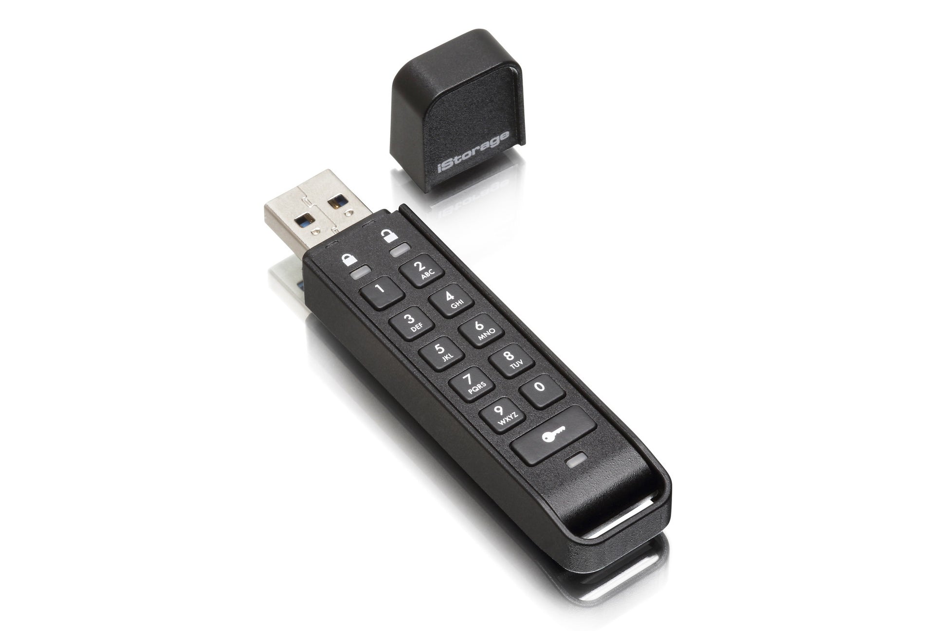 iStorage datAshur Personal2 USB-Stick 8 GB – USB-A 3.2 Gen 1, 170/133 MB/s, AES-256 (XTS)