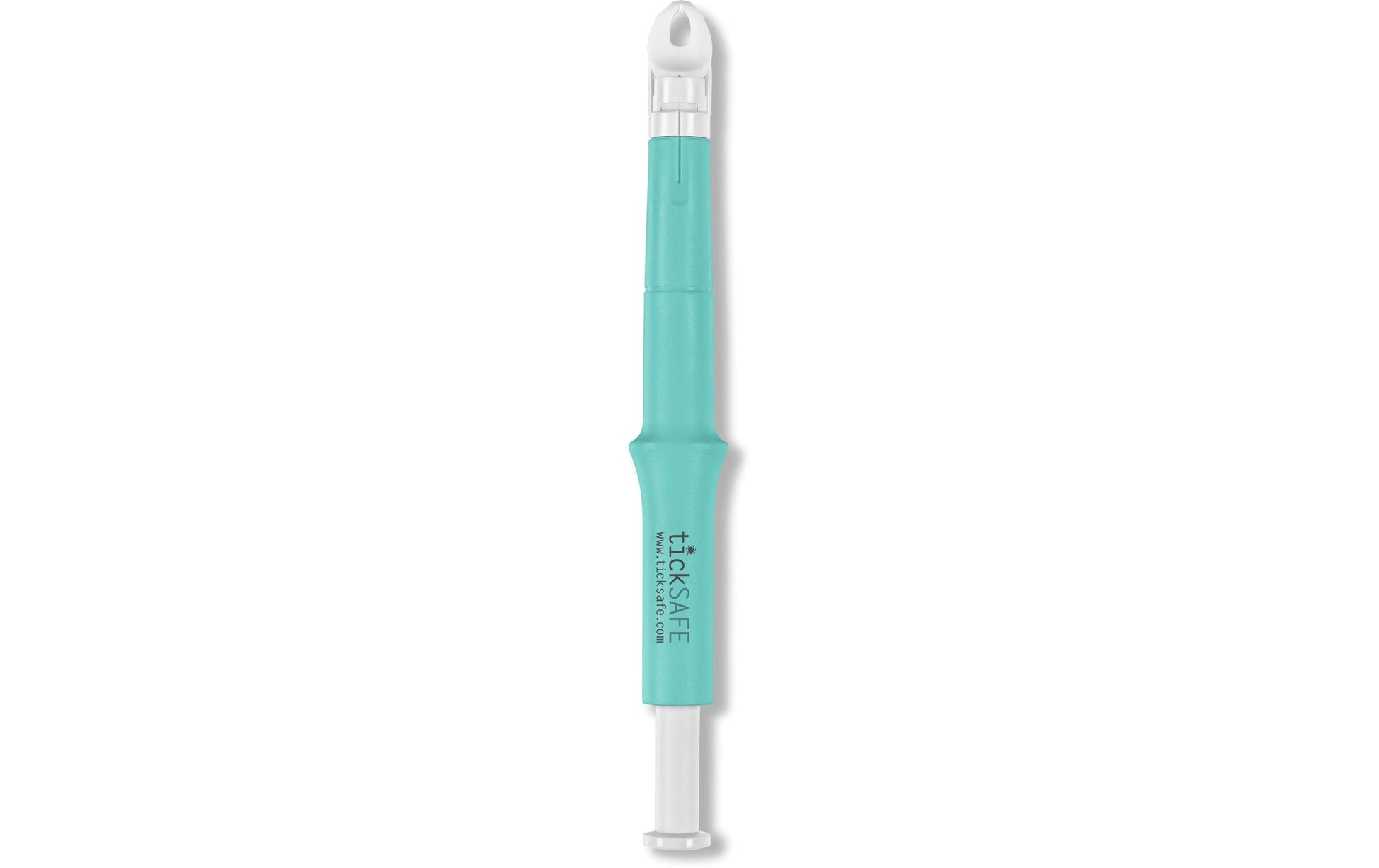 tickSAFE Zeckenentferner – für Tiere – 16,9 cm – weiss/türkis