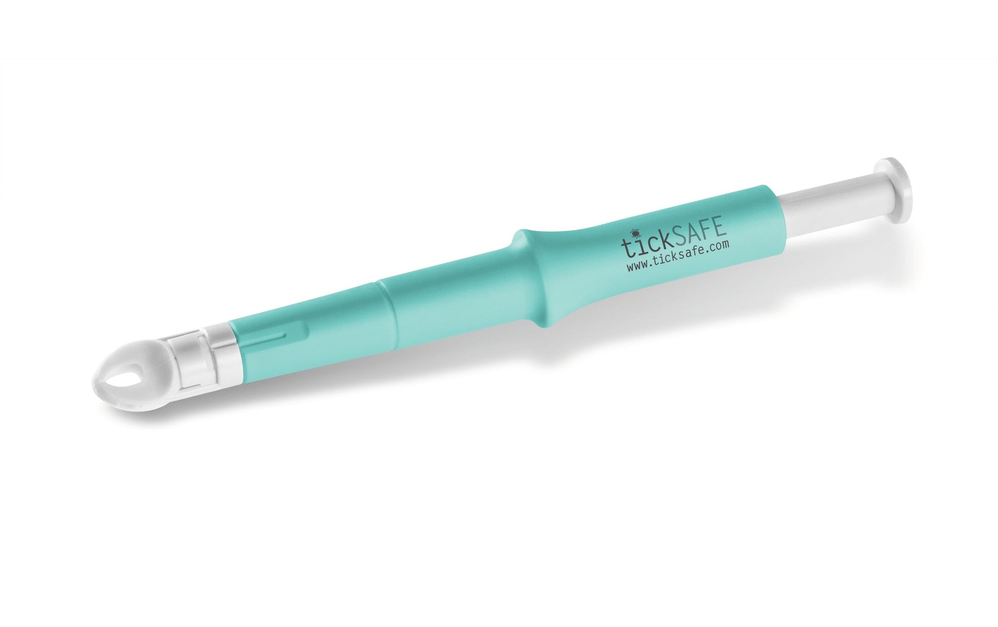 tickSAFE Zeckenentferner – für Tiere – 16,9 cm – weiss/türkis