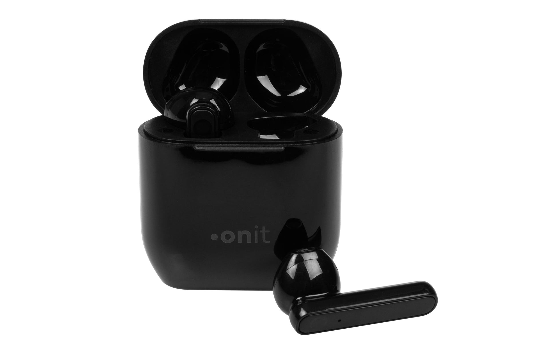 ONIT TWS Headset Start – True Wireless In-Ear Kopfhörer – Bluetooth 5,0, USB-C, Mikrofon – Schwarz, bis 3 h