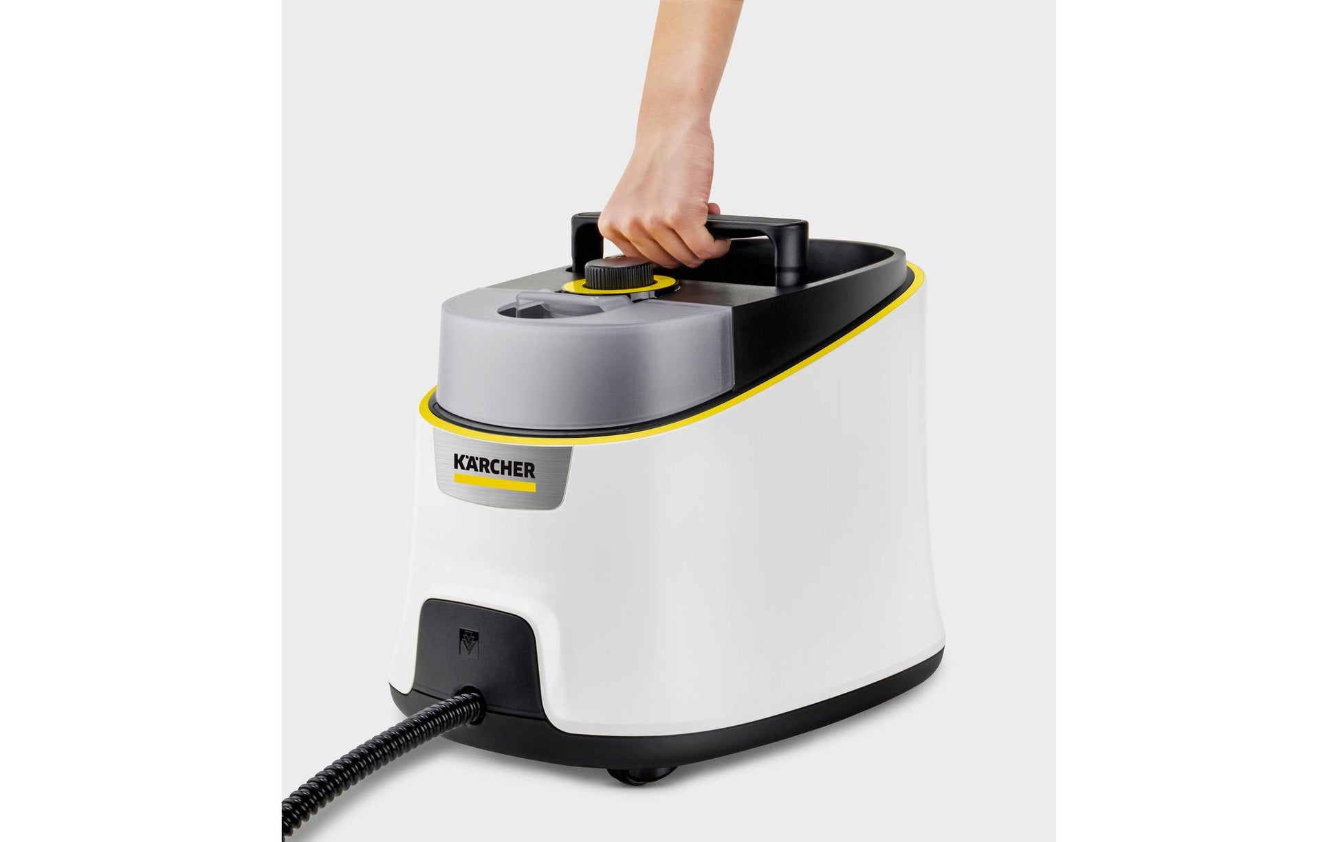 Kärcher Dampfreiniger – 1300 ml, weiss, für Hartböden