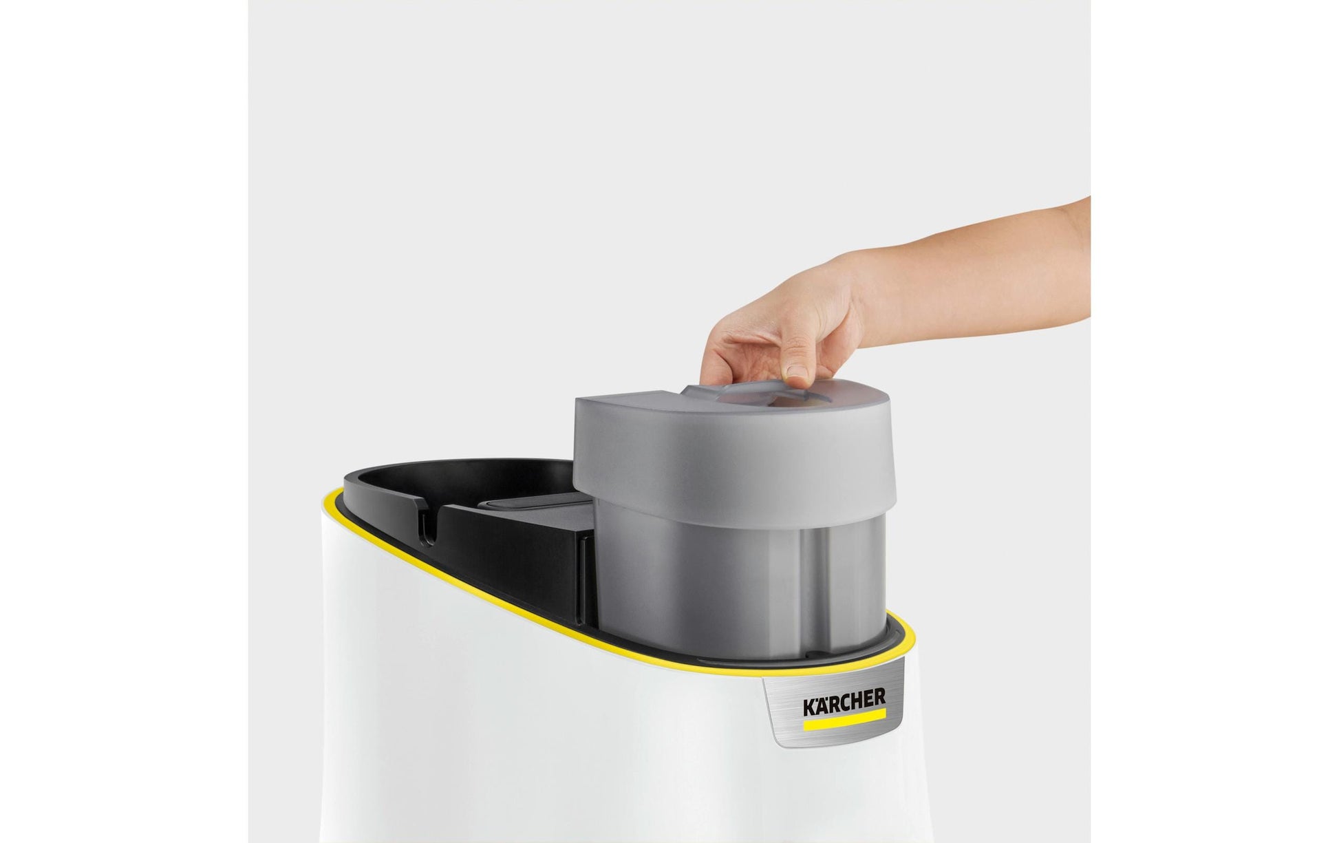 Kärcher Dampfreiniger – 1300 ml, weiss, für Hartböden