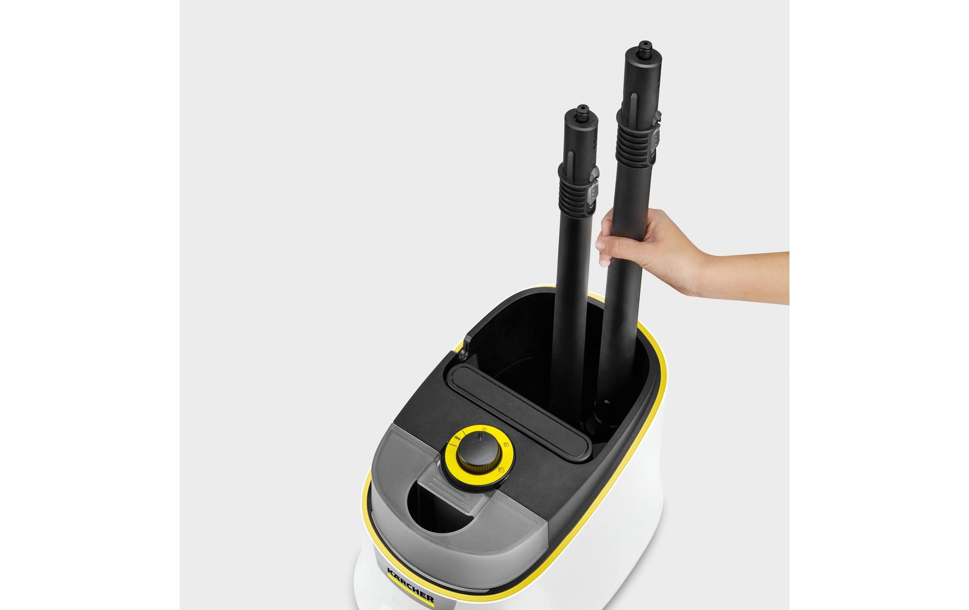 Kärcher Dampfreiniger – 1300 ml, weiss, für Hartböden