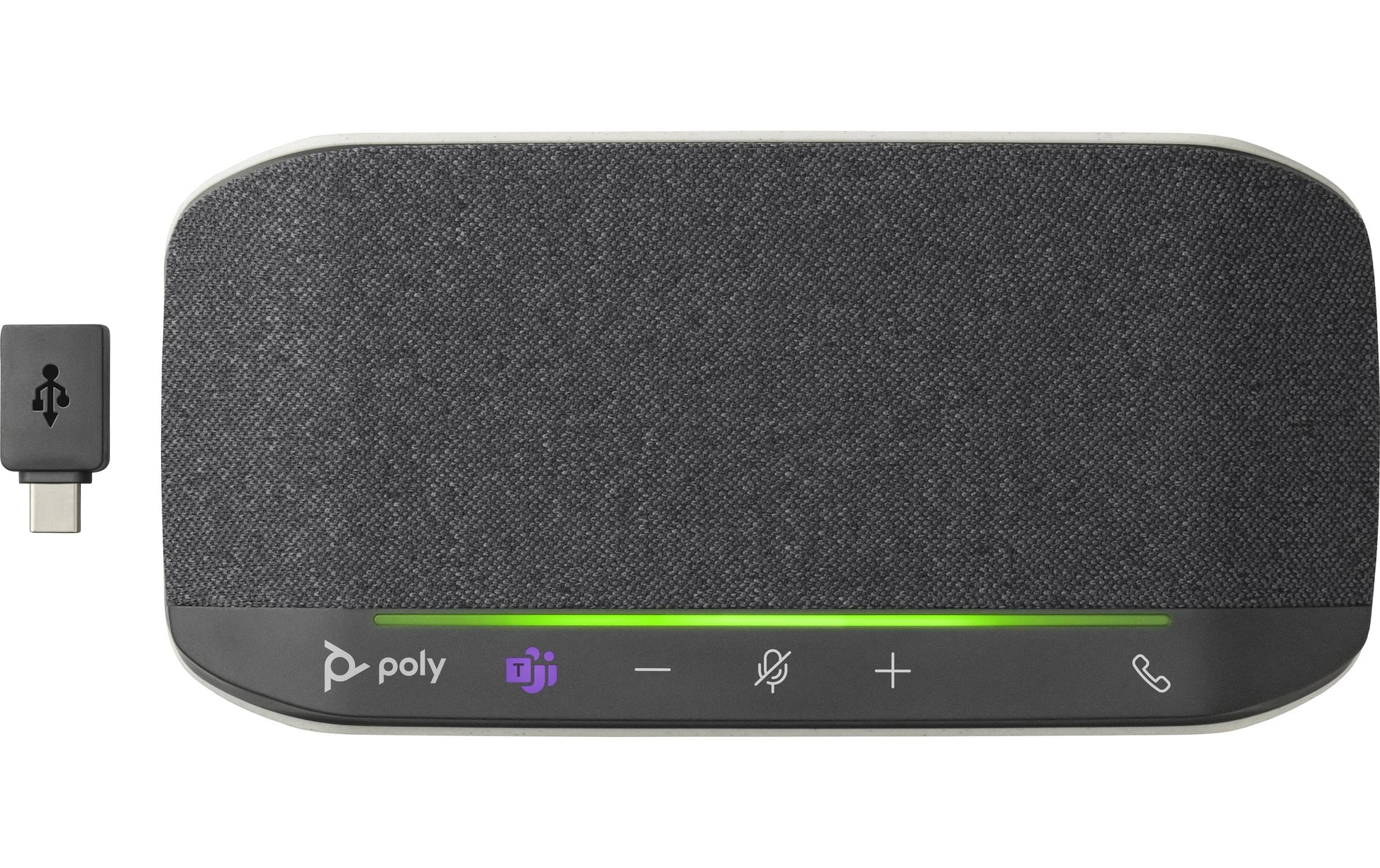 Poly Sync 10 Freisprecheinrichtung – USB‑A/USB‑C – für Microsoft Teams – Silber