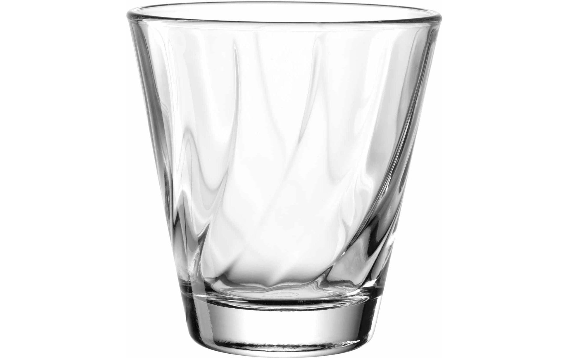 Leonardo Twist Trinkglas – 0,22 l, Kalk-Natron-Glas, Transparent, spülmaschinengeeignet
