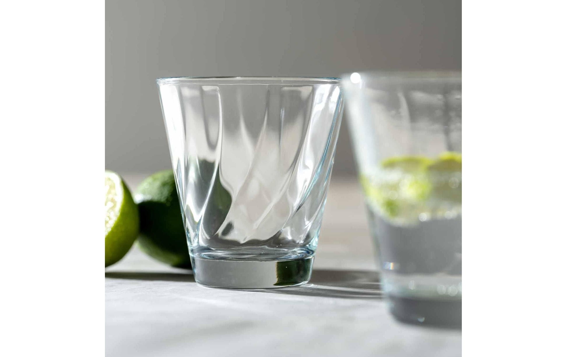 Leonardo Twist Trinkglas – 0,22 l, Kalk-Natron-Glas, Transparent, spülmaschinengeeignet