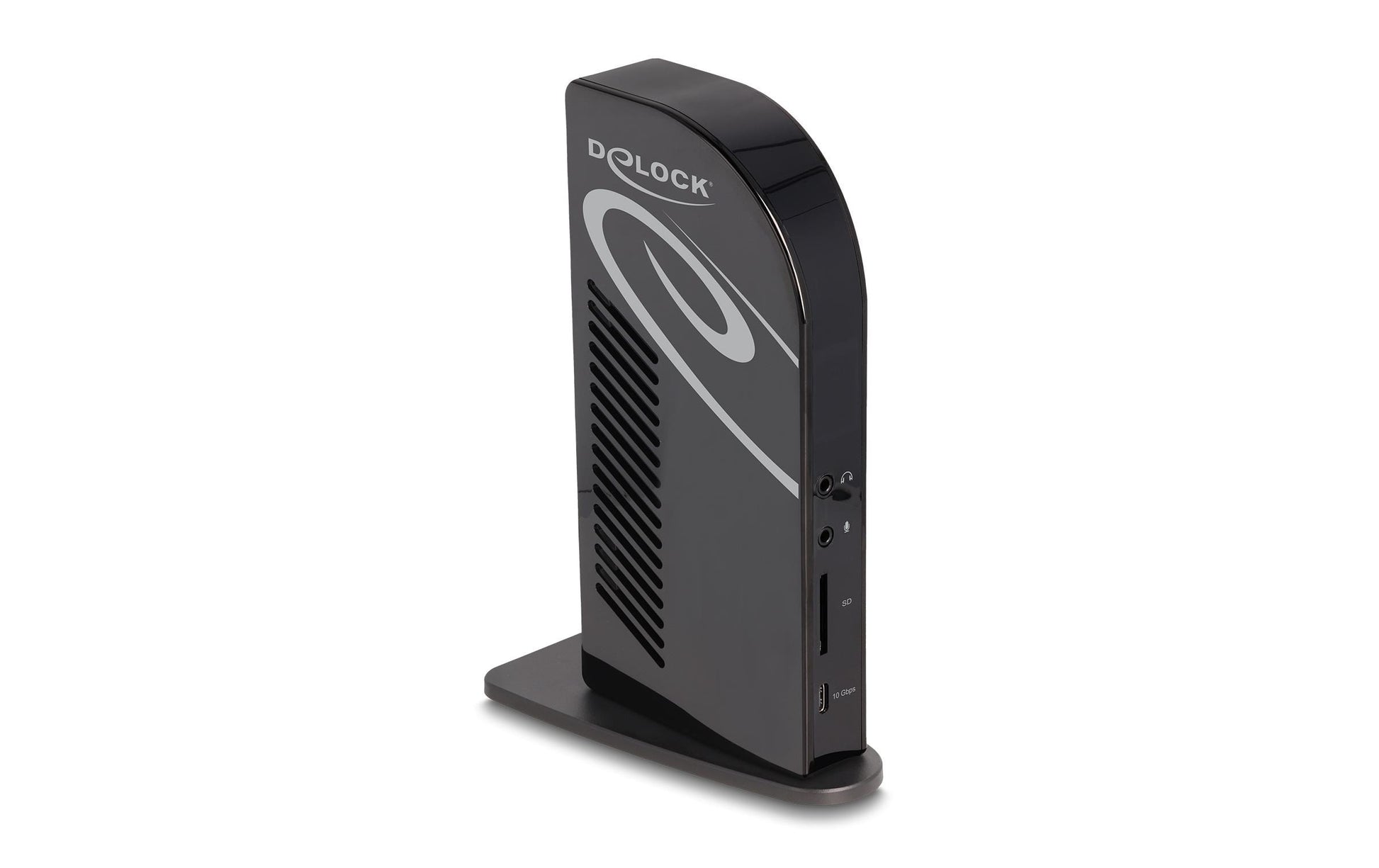 DeLOCK Dockingstation – USB-C, 3× DP, 3× HDMI, 4× USB-A, 96 W PD, GbE, SD, 3,5 mm Audio, für Windows/Mac