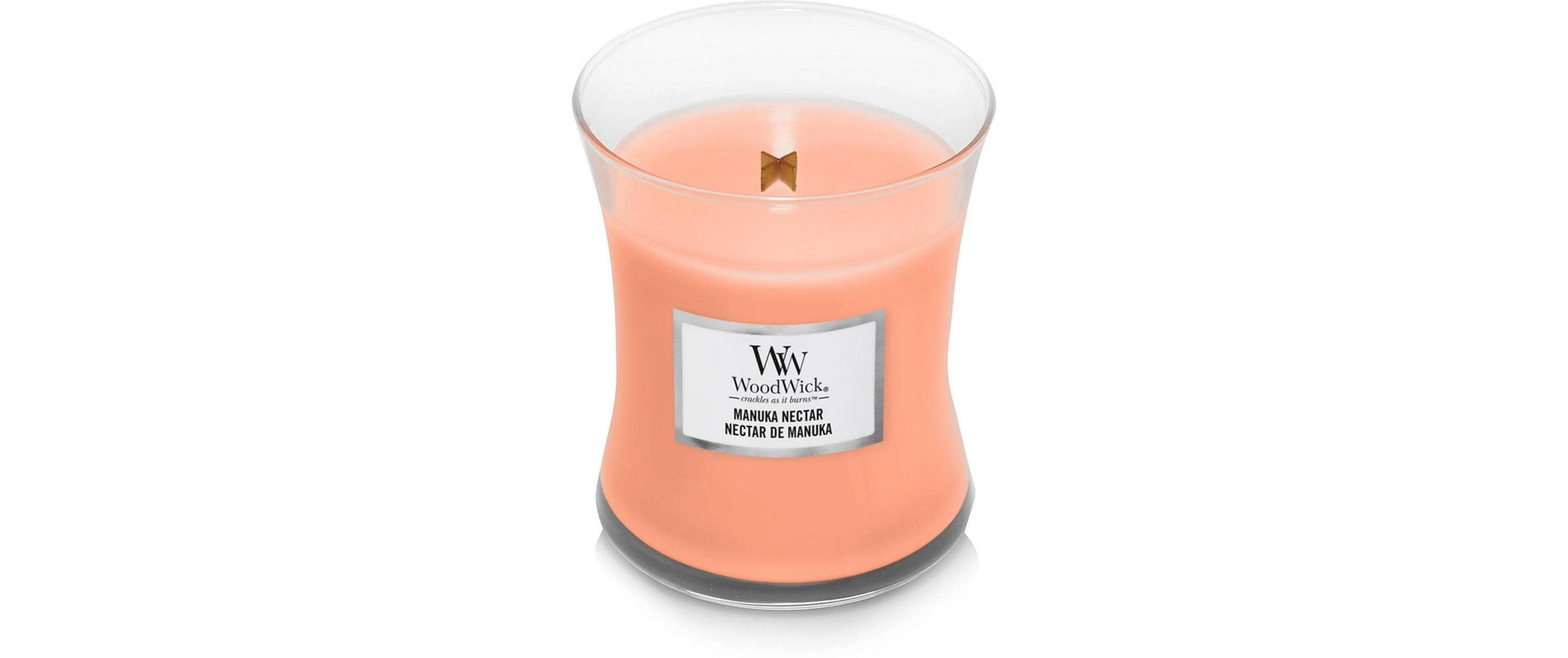 WoodWick Manuka Nectar – Duftkerze, Medium Jar, 65 h