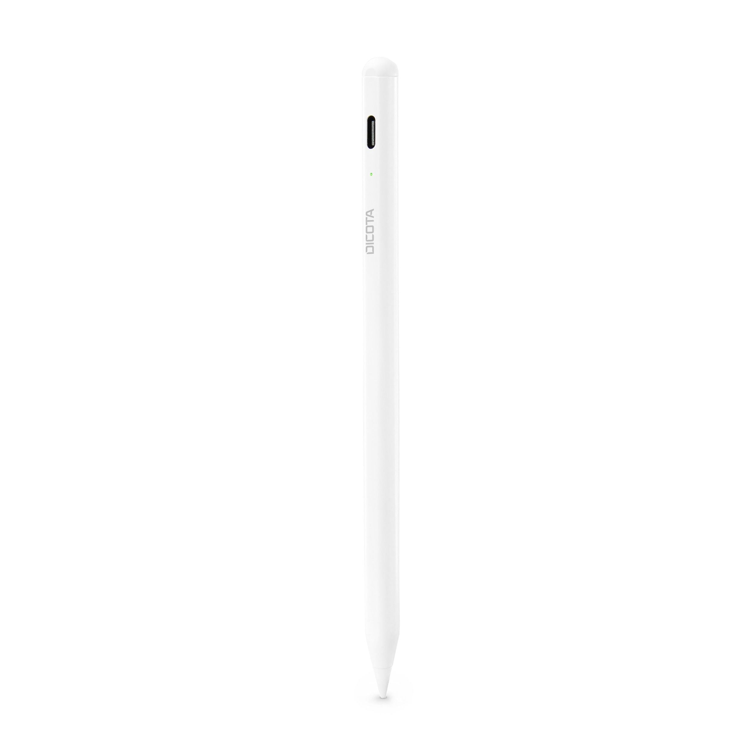 DICOTA Eingabestift für Apple iPad – aktiv, 9 h Batterielaufzeit – Weiss
