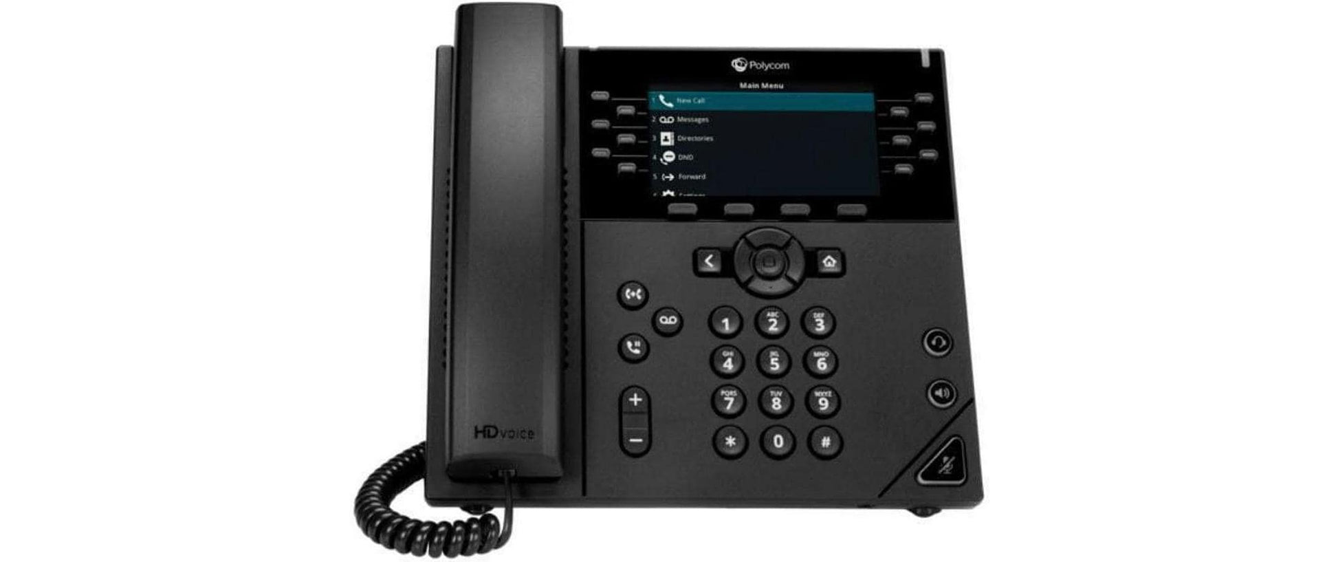 Poly VVX 450 – IP-Telefon, 12 Leitungen, PoE
