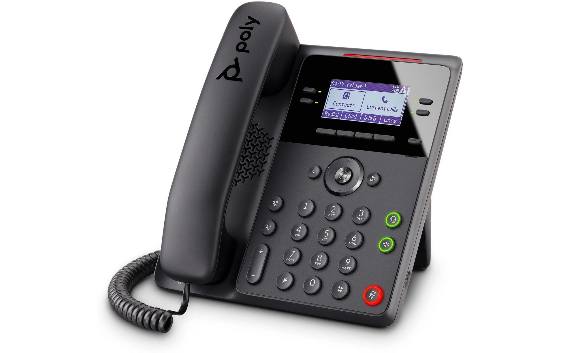Poly Edge B30 – IP-Telefon, 16 SIP-Konten, 2,8", Gigabit, PoE, Schwarz