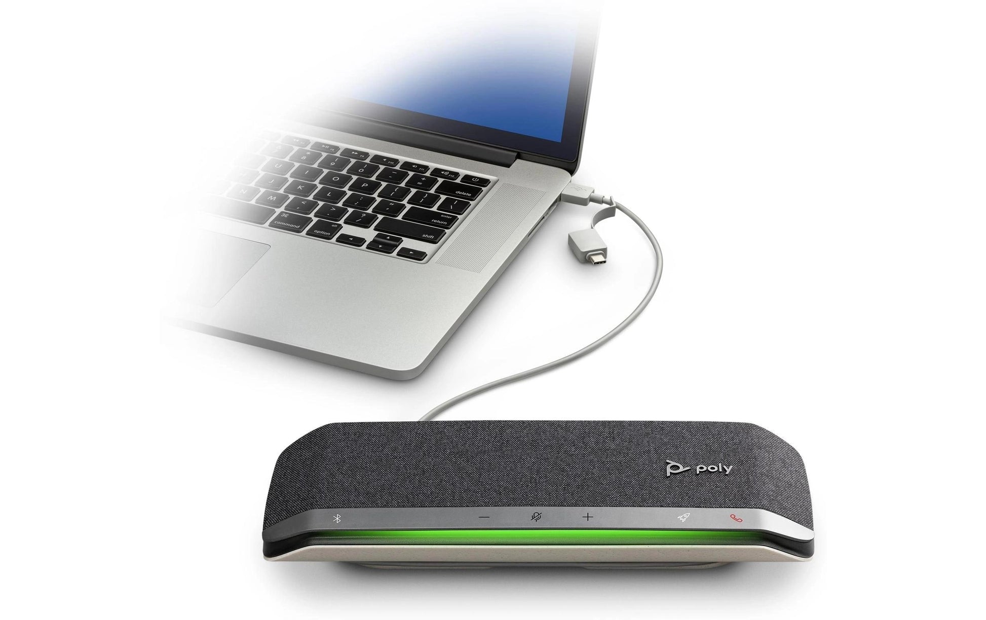 Poly Sync 40+ Konferenzlautsprecher – USB/Bluetooth, USB-C/A, für Microsoft Teams, inkl. BT700-Dongle