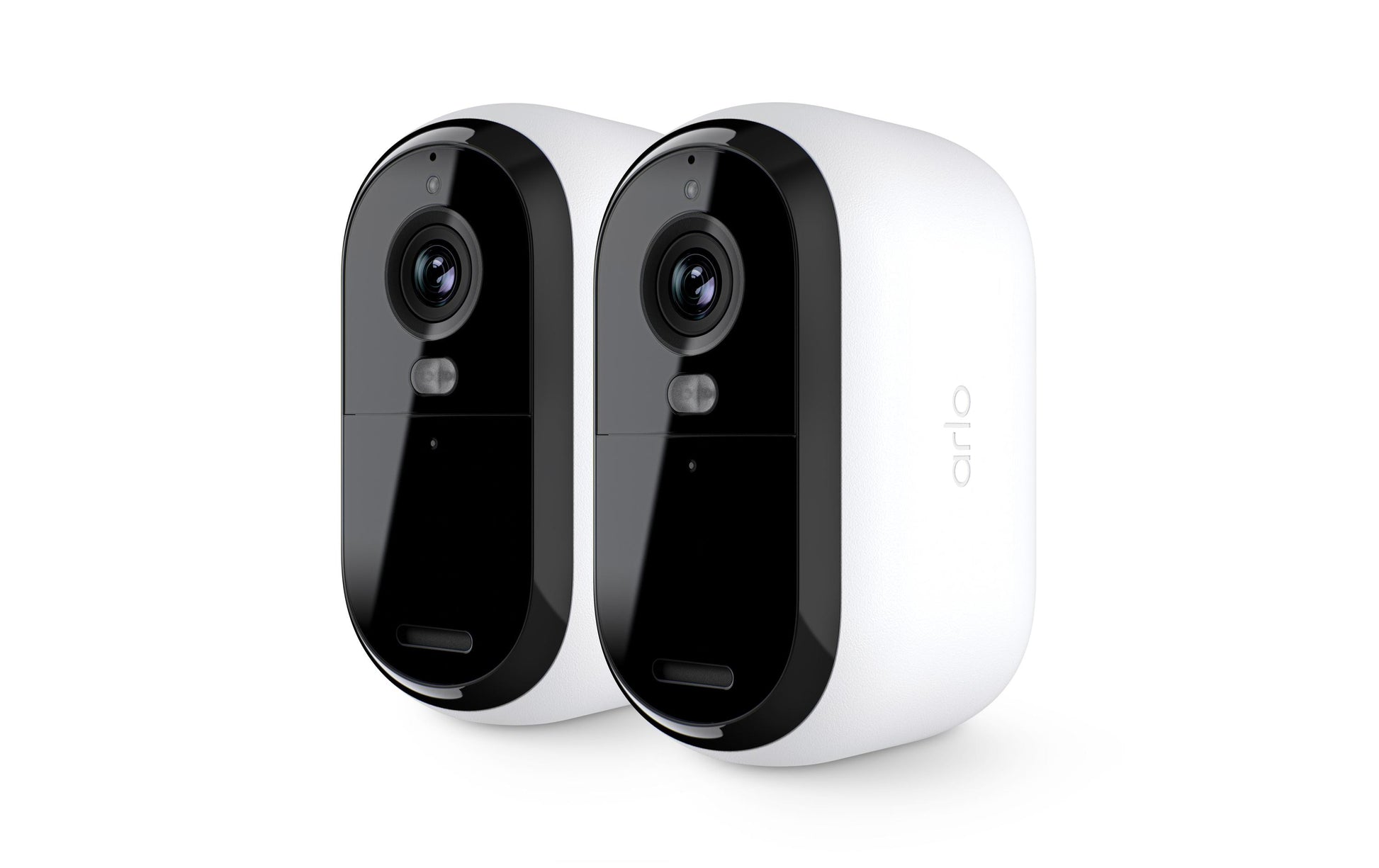 Arlo VMC3280 Essential3 Outdoor Wildkamera – 4 MP, Reichweite 5 m, IP65, für Google Assistant, Weiss, 2er-Pack