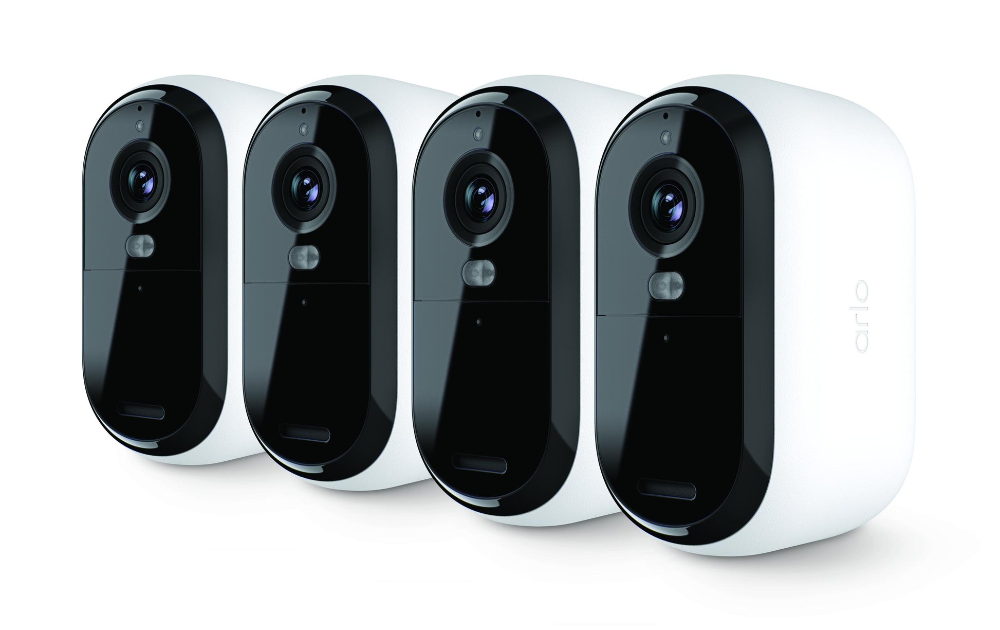 Arlo VMC2450 Wildkamera – 2 MP, Reichweite 7 m, Akku, Weiss, 4er-Pack
