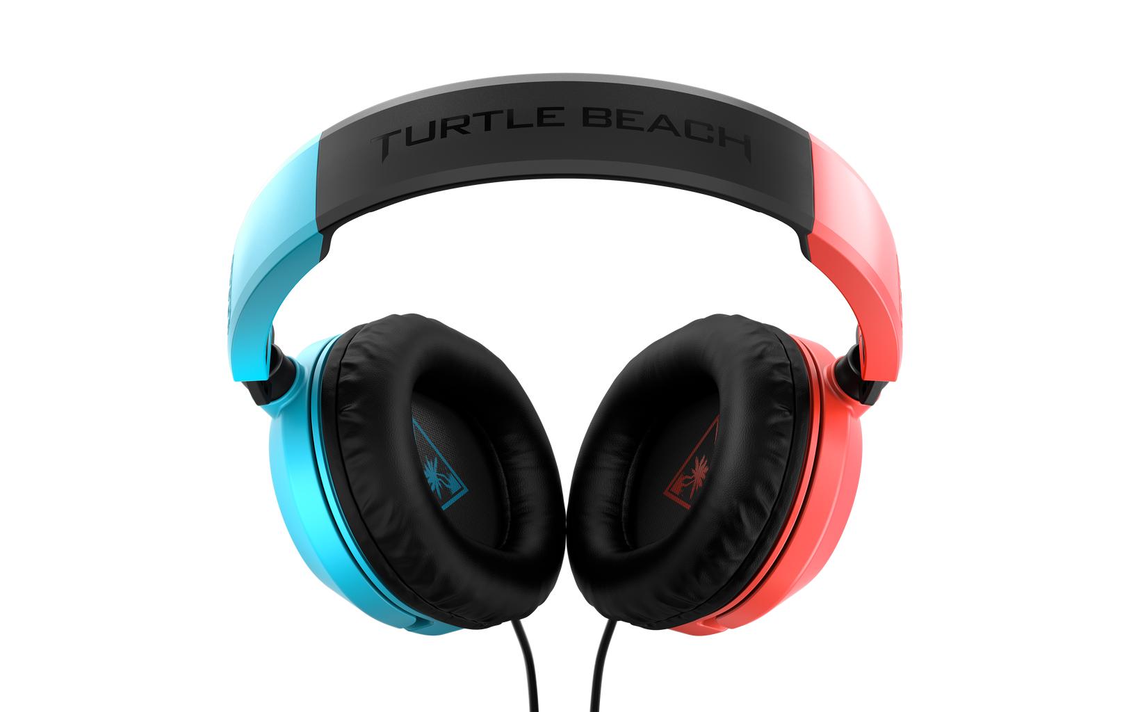 Turtle Beach EarForce Recon 50 Gaming-Headset – Over-Ear, Stereo, 3,5 mm Klinke, Blau/Rot