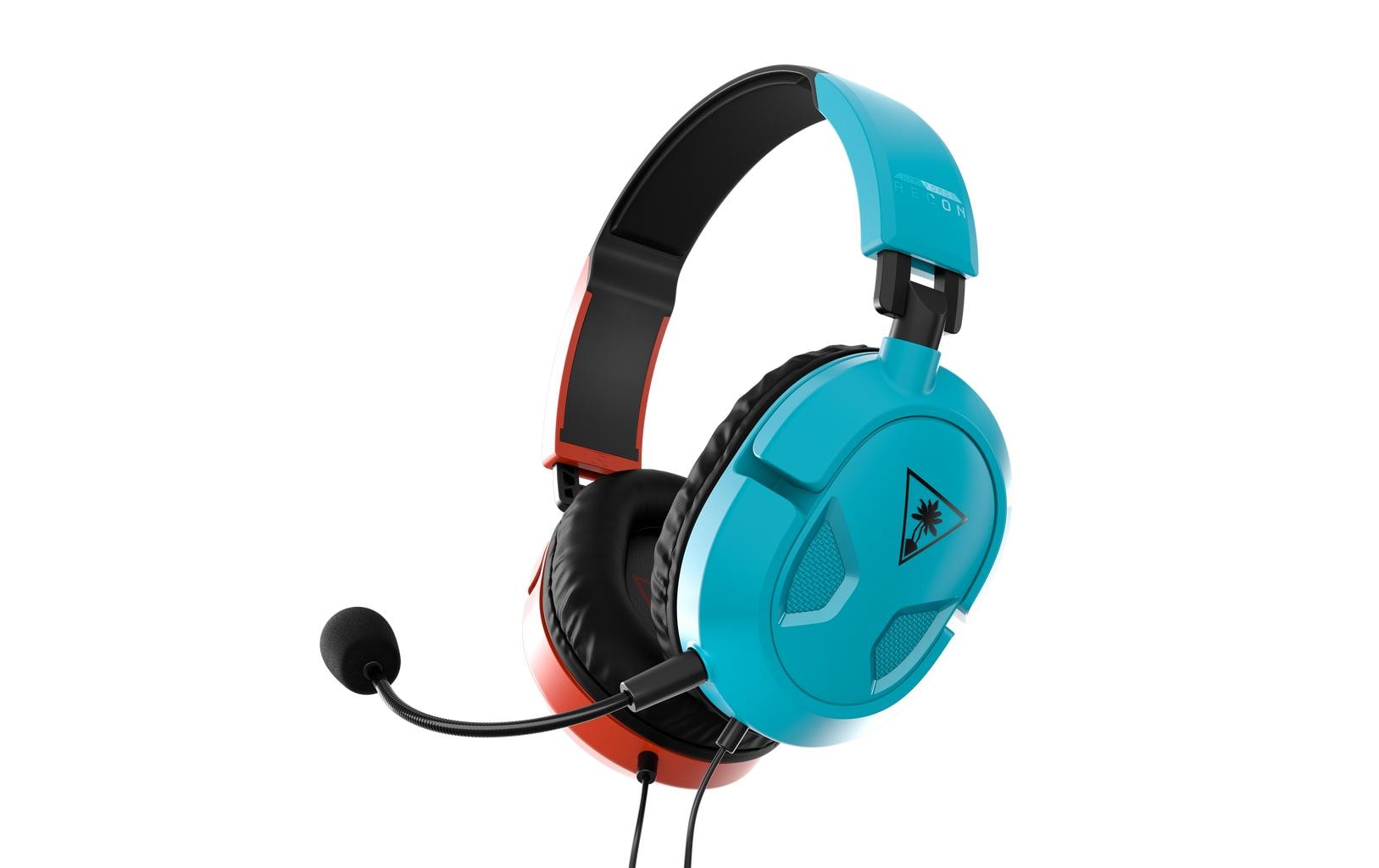 Turtle Beach EarForce Recon 50 Gaming-Headset – Over-Ear, Stereo, 3,5 mm Klinke, Blau/Rot