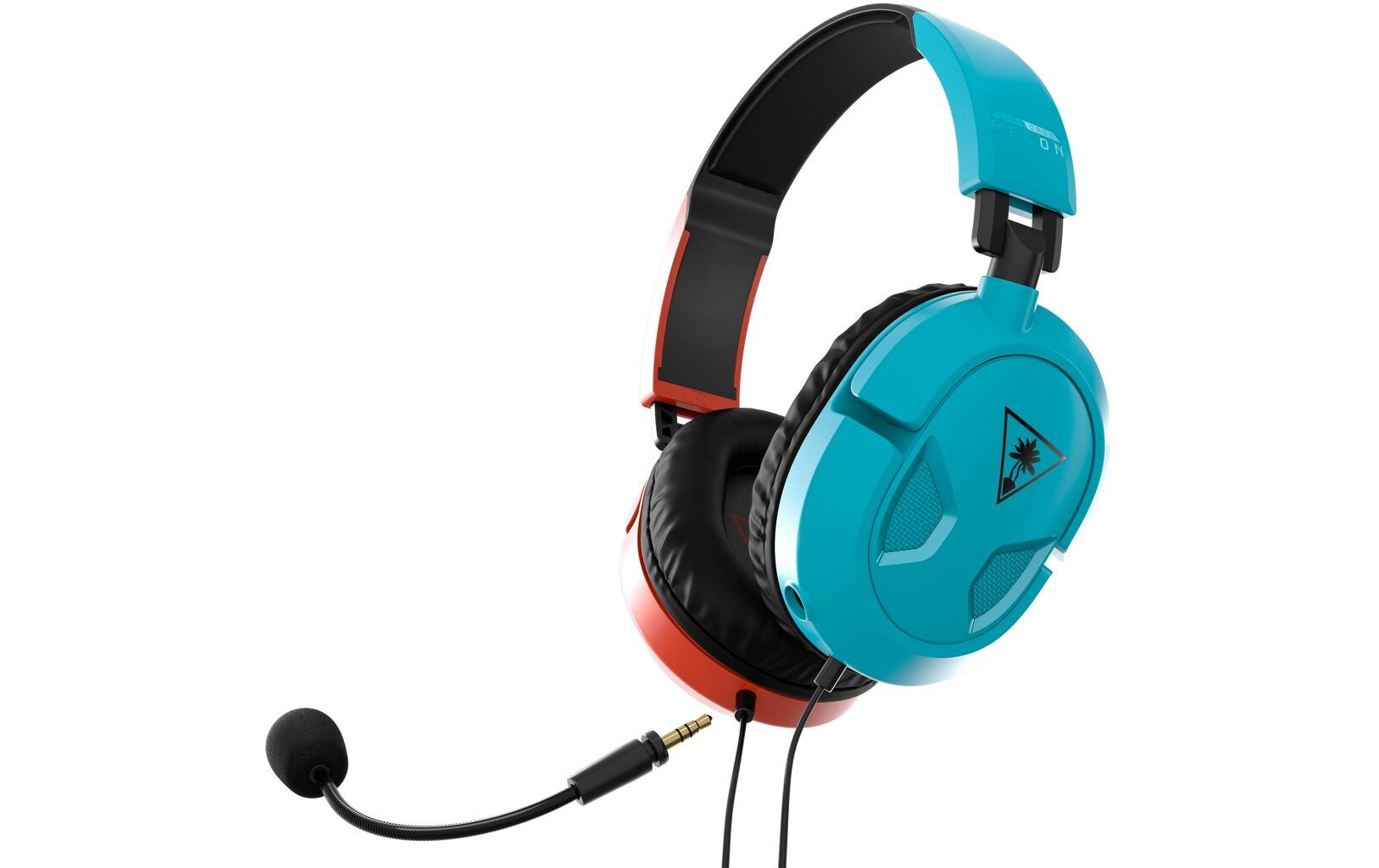 Turtle Beach EarForce Recon 50 Gaming-Headset – Over-Ear, Stereo, 3,5 mm Klinke, Blau/Rot