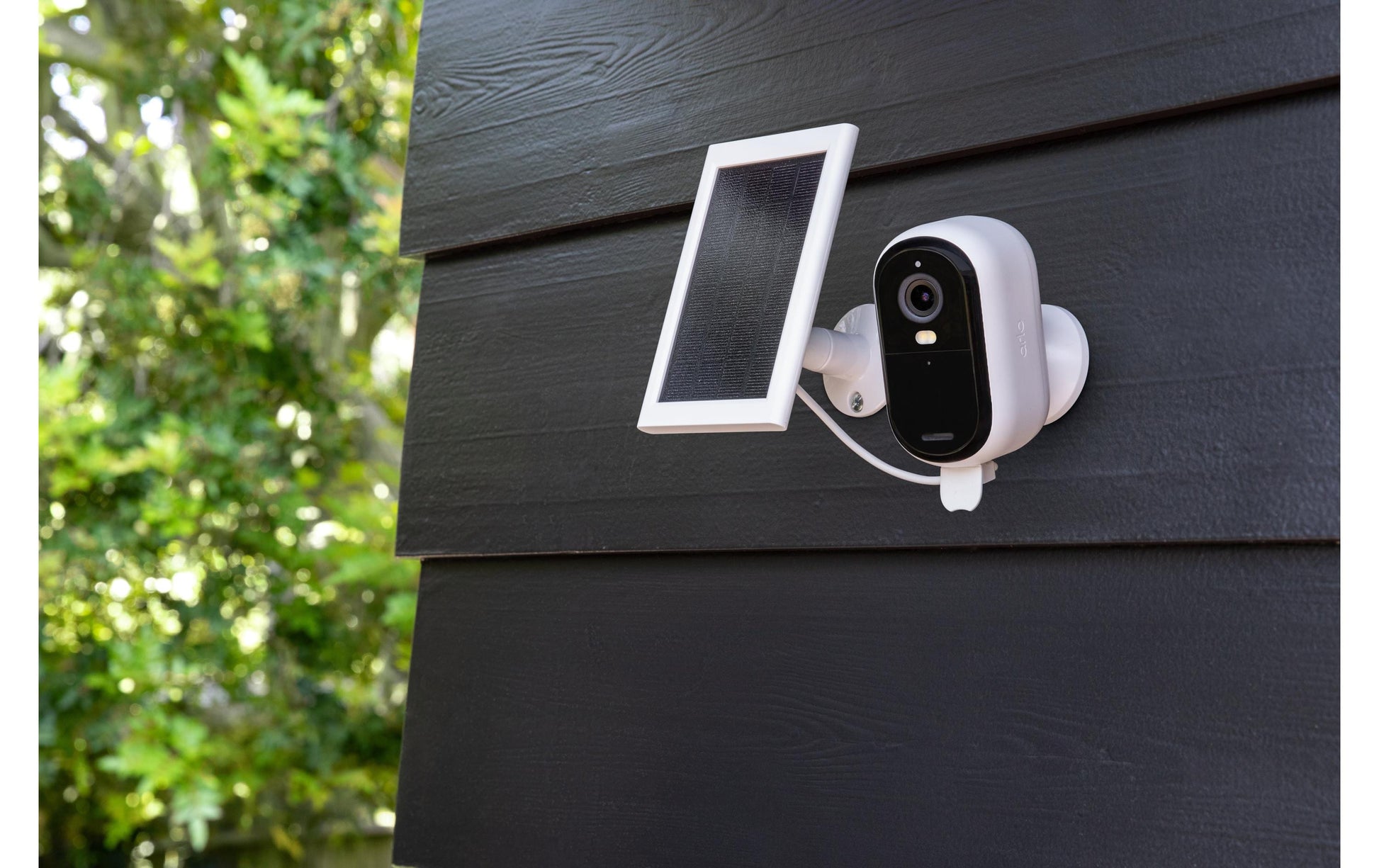 Arlo VMK3350 IP-Kamera – 4 MP, Solar betrieben, Nachtsicht 91 m, Weiss, 3er-Pack