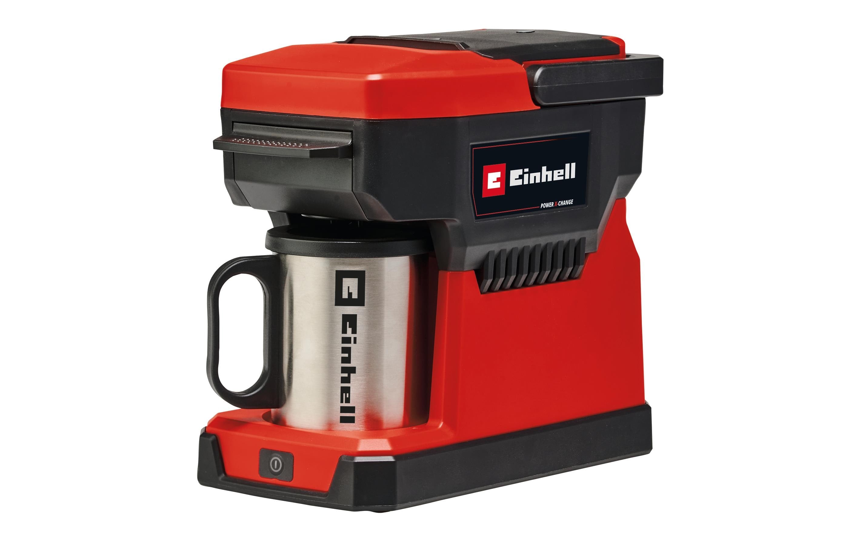Einhell TE-CF 18 Li-Solo Filterkaffeemaschine – 1 Tasse, 0,2 l, Rot