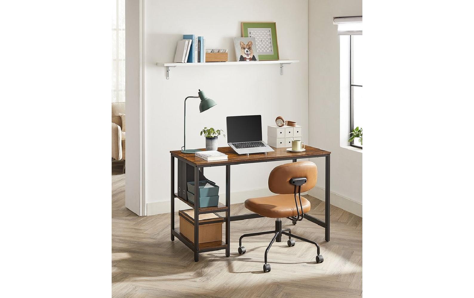 Vasagle Songmics – Schreibtisch, 120 × 60 cm, braun/schwarz