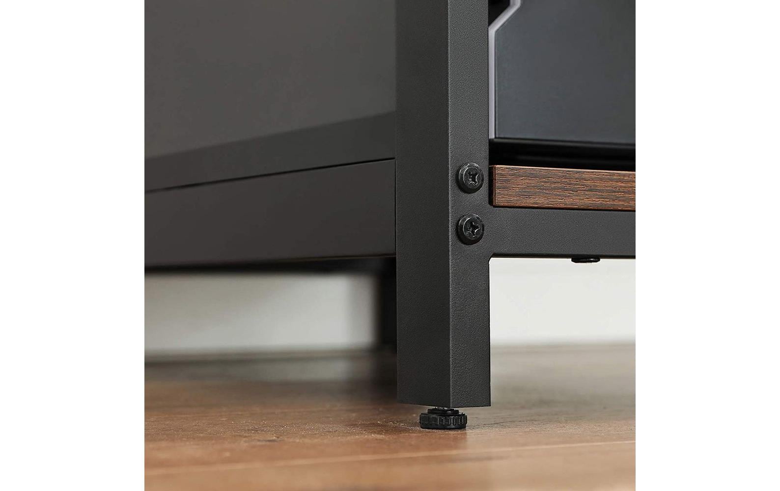 Vasagle Schreibtisch, 60 × 140 cm, braun/schwarz