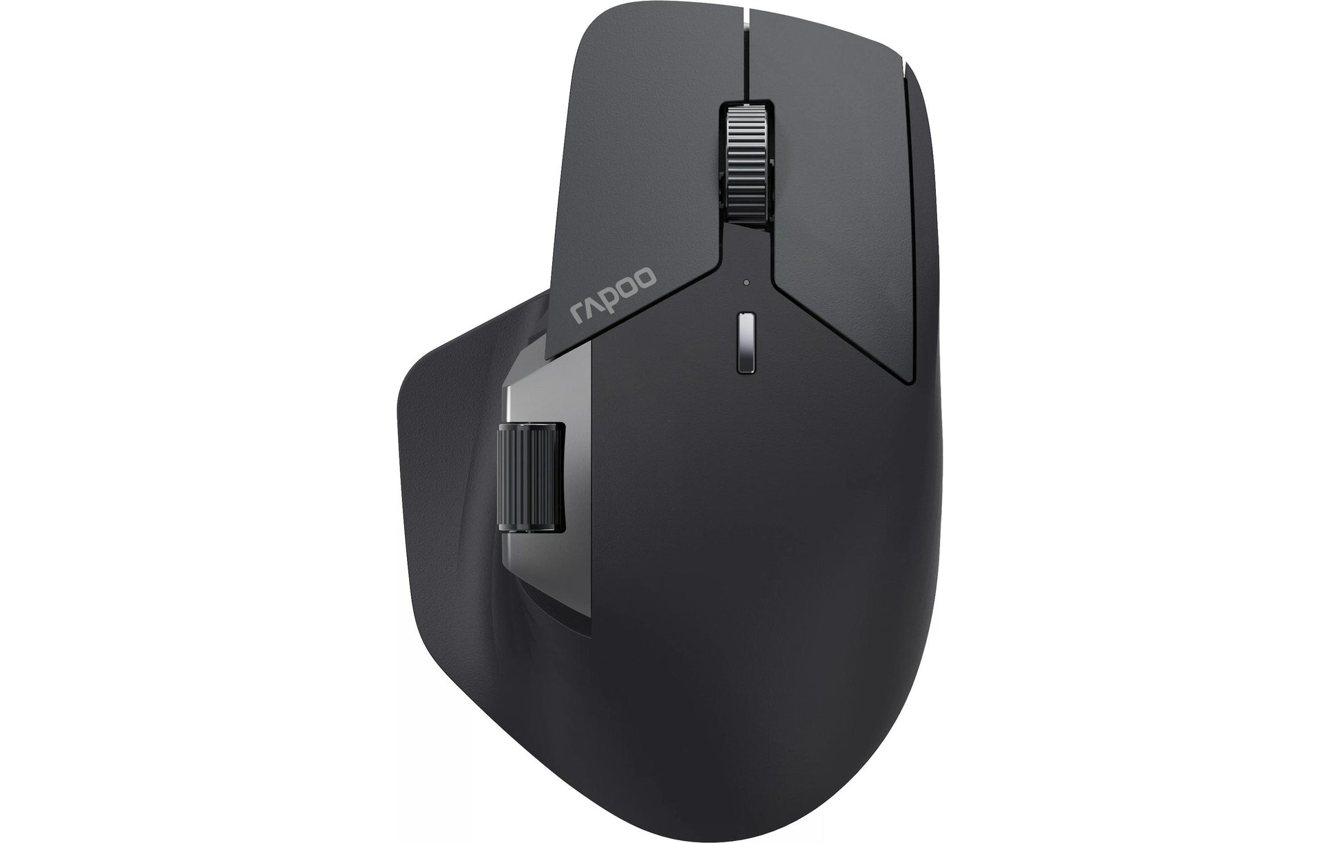 Rapoo MT760M – Gaming-Maus – Kabellos (Bluetooth/2,4 GHz), 4000 DPI, Rechts, Schwarz/Grau