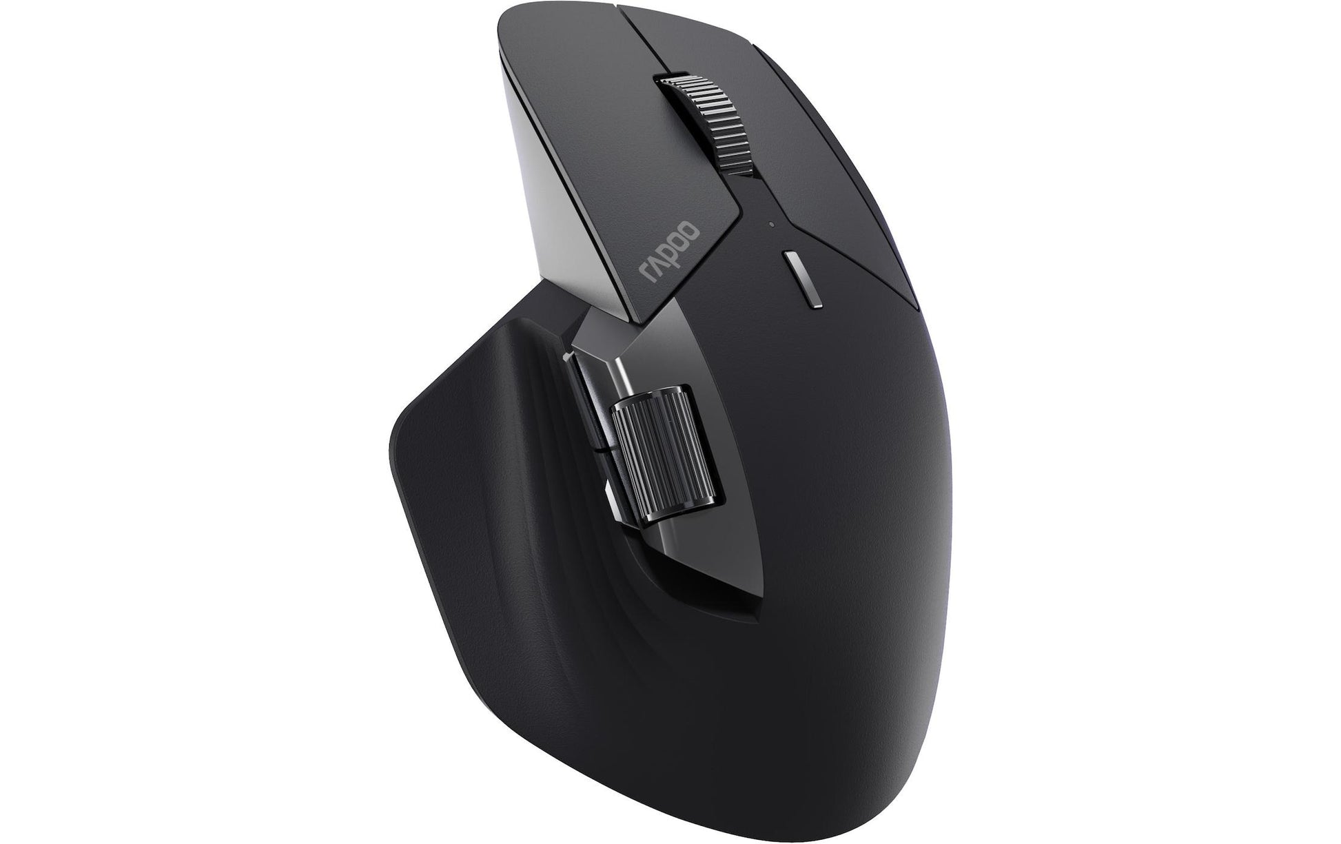 Rapoo MT760M – Gaming-Maus – Kabellos (Bluetooth/2,4 GHz), 4000 DPI, Rechts, Schwarz/Grau