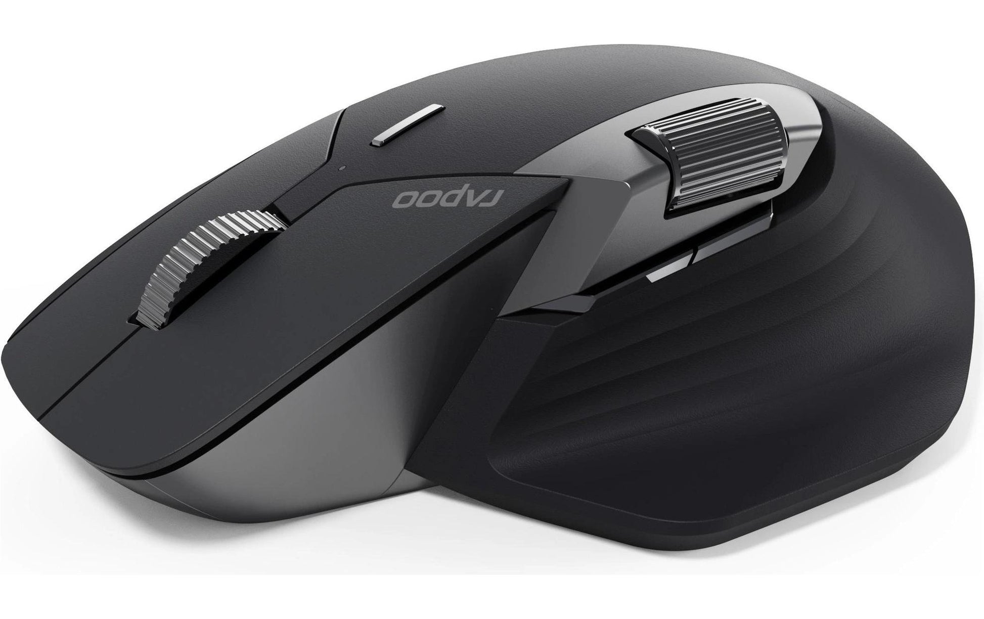Rapoo MT760M – Gaming-Maus – Kabellos (Bluetooth/2,4 GHz), 4000 DPI, Rechts, Schwarz/Grau