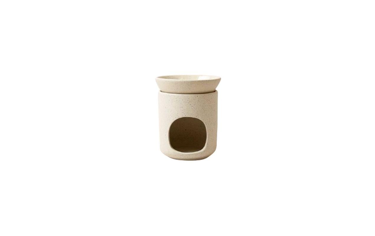 Esmée Duftlampe, Steingut, Beige, Ø 11 × 13.5 cm