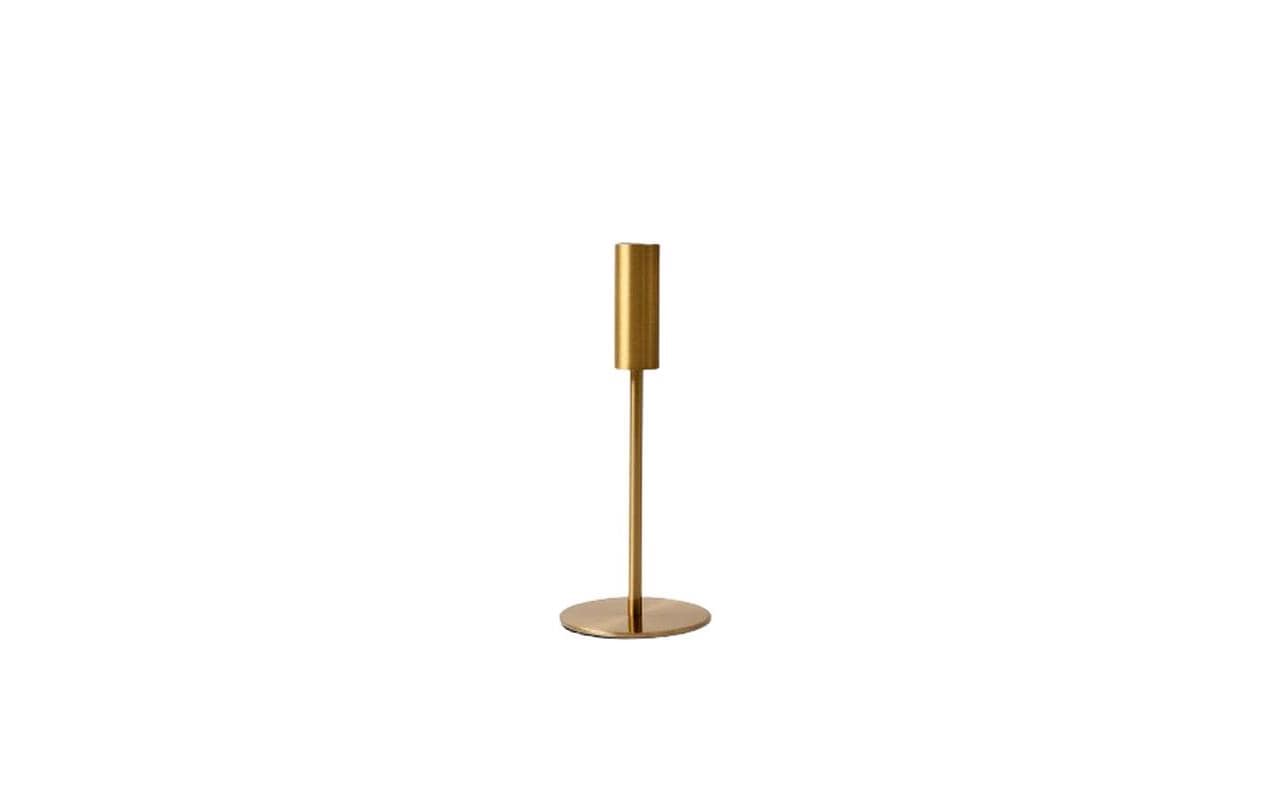 Esmée Kerzenständer – Messing & Metall, Gold – Ø 8 × 20 cm – 1 Stück
