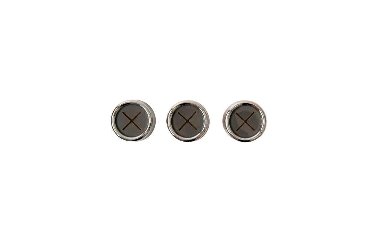 Esmée Haken – selbstklebend – Kunststoff – grau – 5 kg – 45 × 25 mm – 3 Stück
