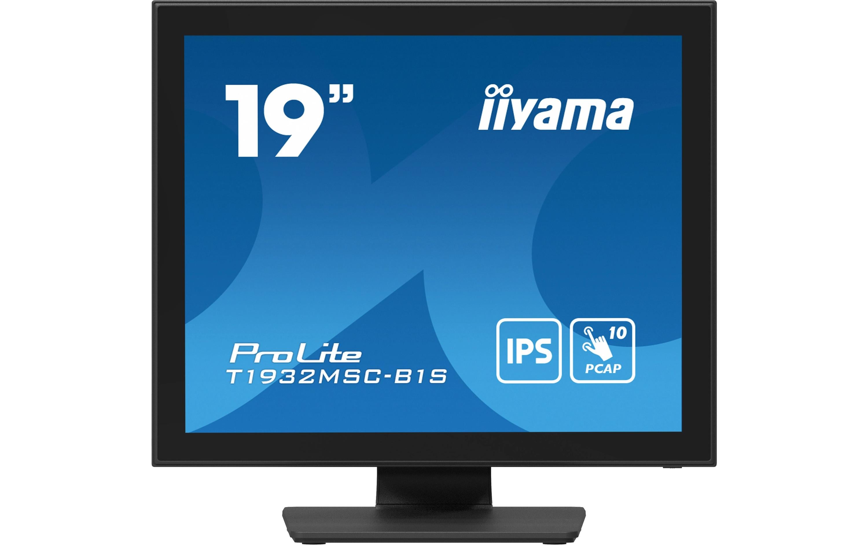 iiyama T1932MSC-B1S 19" PCAP 10-Touch – Zero-Bezel