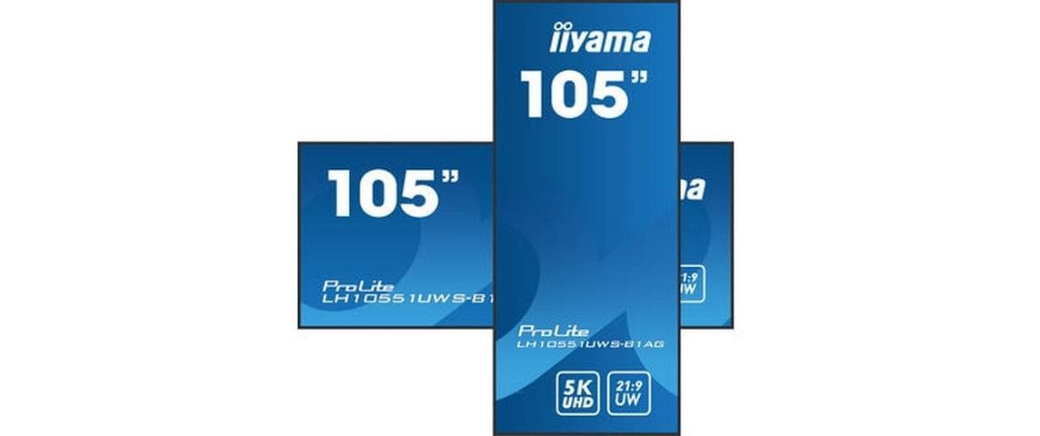 iiyama ProLite SDM-L – Signage-Display, 105", 5120 × 2160, 500 cd/m², 24/7