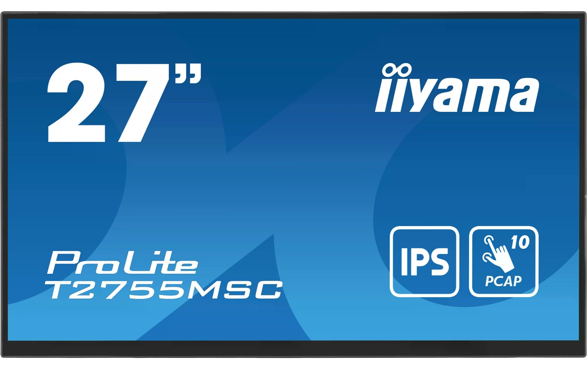 iiyama T2755MSC-B1 – Monitor, 27", 1920 × 1080 (Full HD), Touch, 360 cd/m²