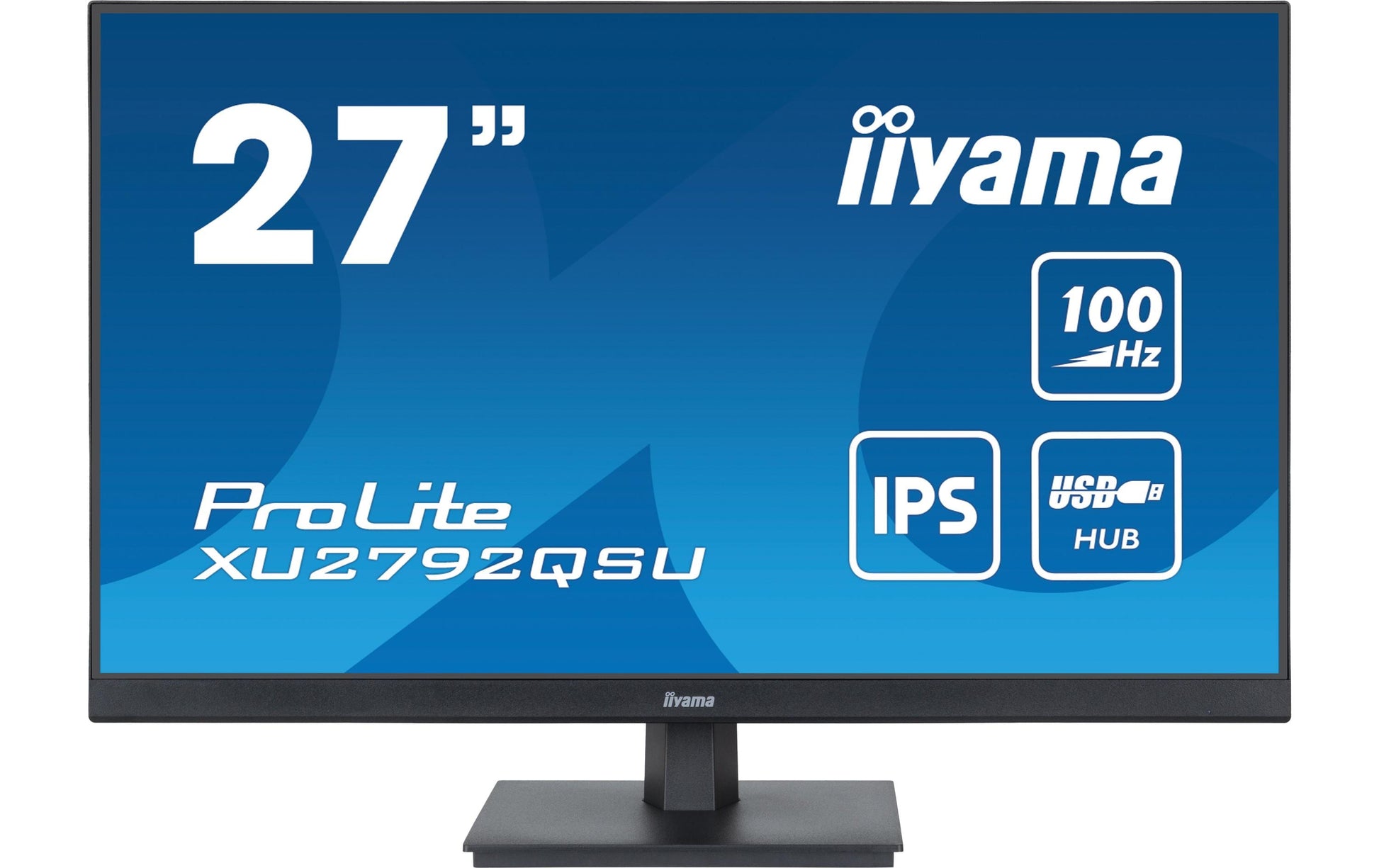 iiyama XU2792QSU-B6 – Monitor, 27" 2560 × 1440 (WQHD), IPS, 100 Hz, 250 cd/m²