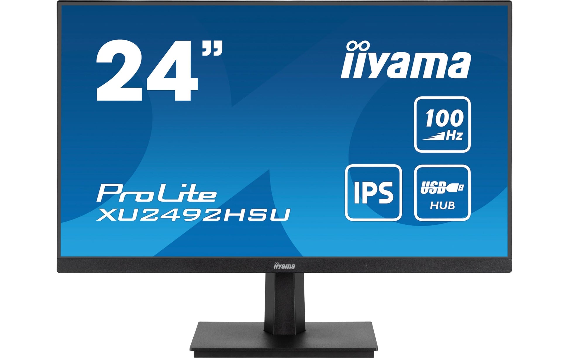 iiyama XU2492HSU-B6 – Monitor, 24", 1920 × 1080 (Full HD), IPS, 100 Hz, 250 cd/m²