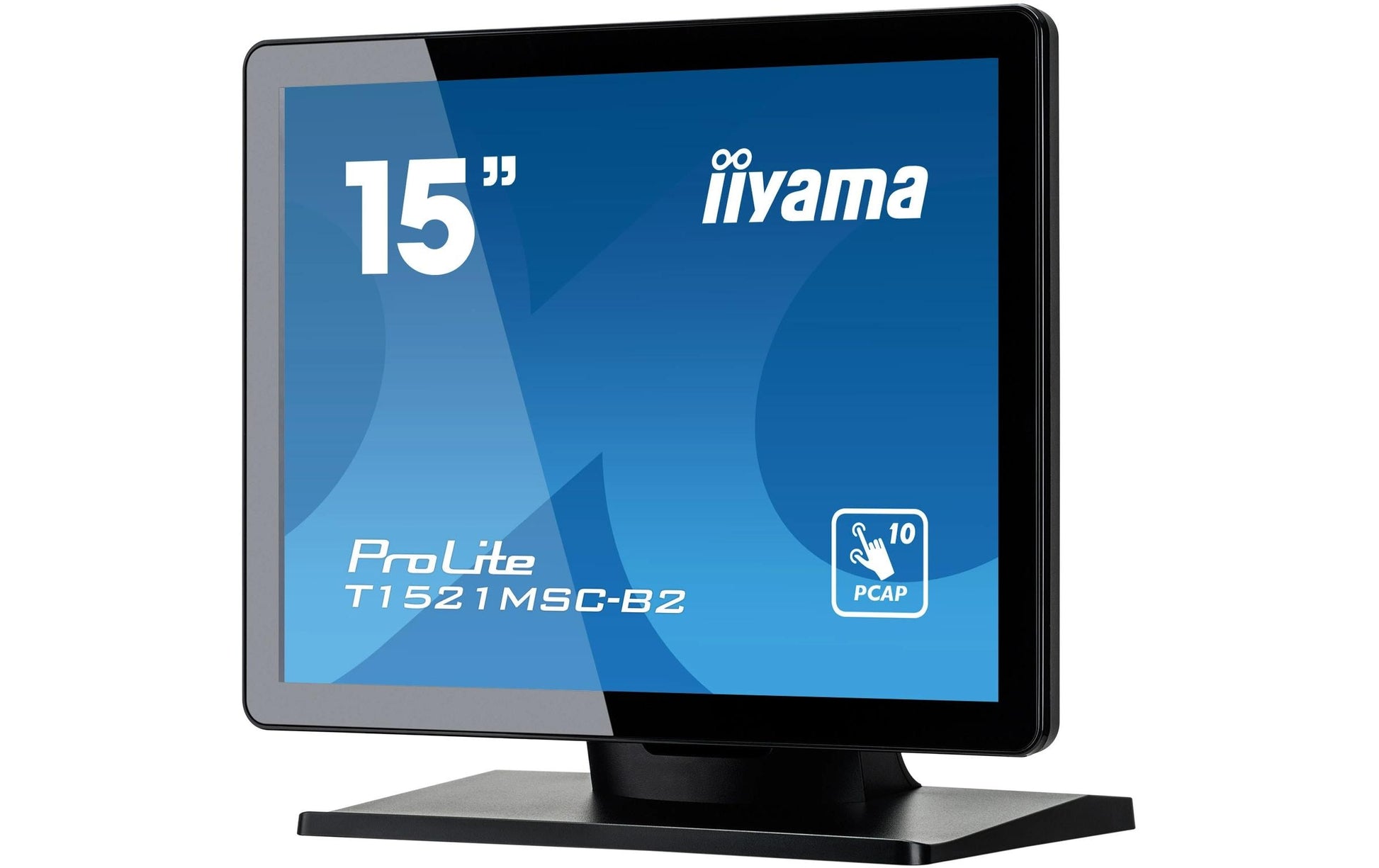 iiyama T1521MSC-B2 15" PCAP 10-Touch – Zero-Bezel