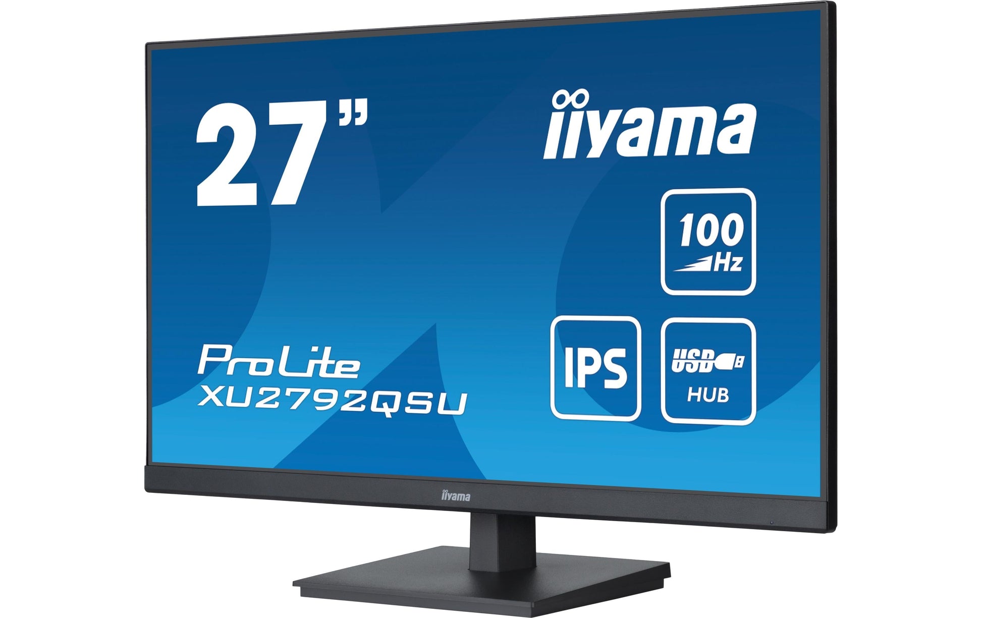 iiyama XU2792QSU-B6 – Monitor, 27" 2560 × 1440 (WQHD), IPS, 100 Hz, 250 cd/m²