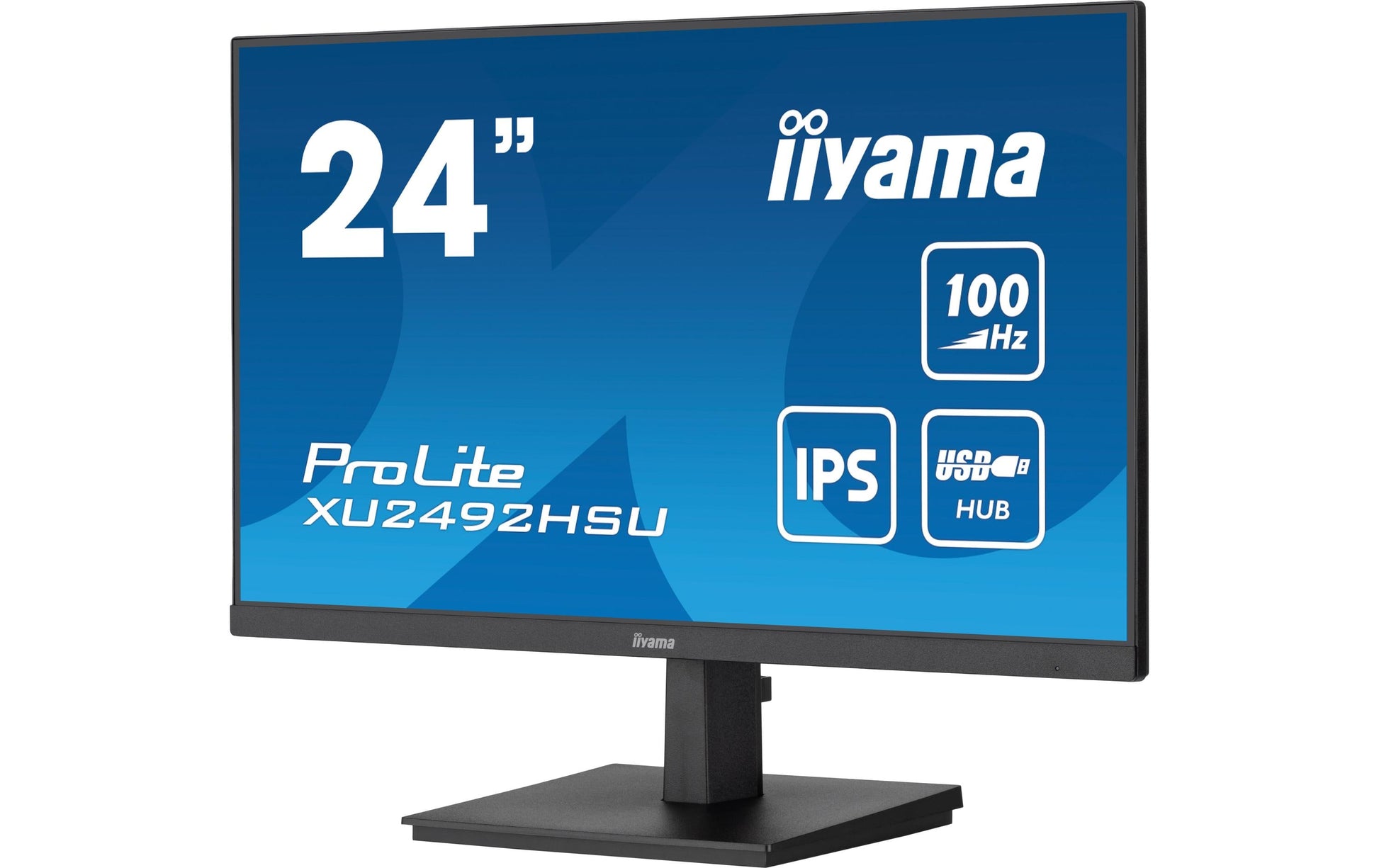 iiyama XU2492HSU-B6 – Monitor, 24", 1920 × 1080 (Full HD), IPS, 100 Hz, 250 cd/m²