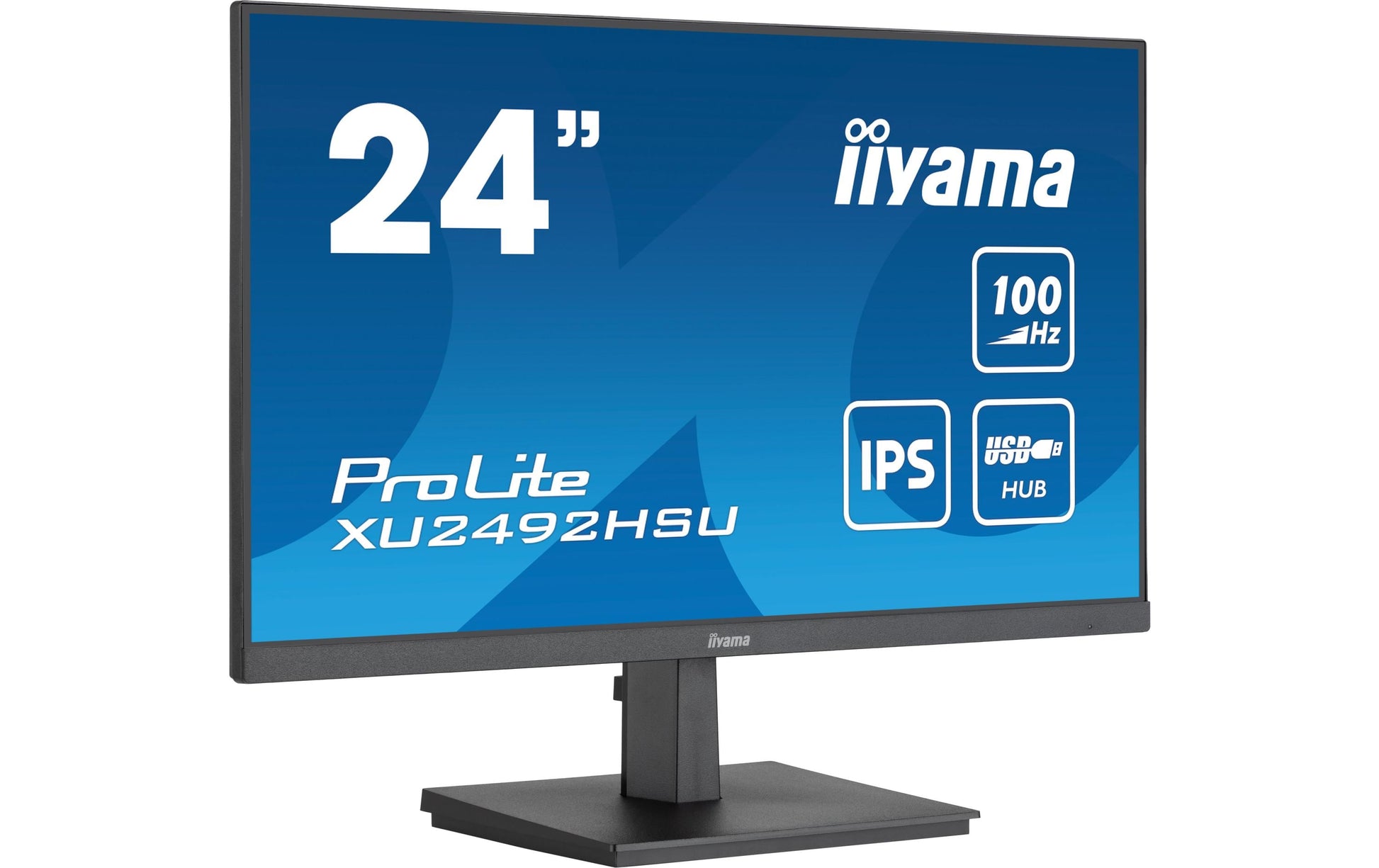 iiyama XU2492HSU-B6 – Monitor, 24", 1920 × 1080 (Full HD), IPS, 100 Hz, 250 cd/m²