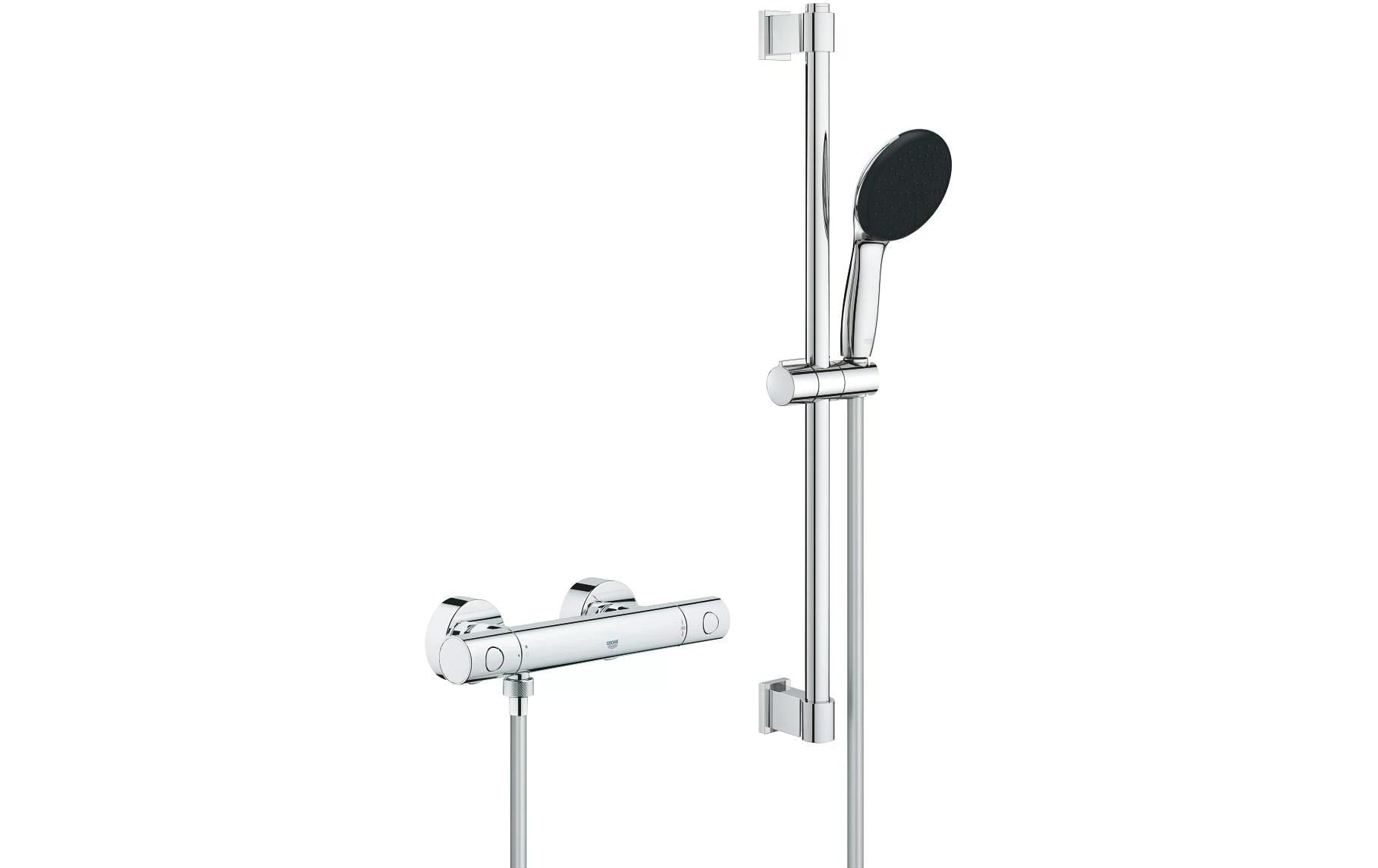 GROHE Precision Get Unterputz-Badebatterie – Thermostat, Messing, Chrom