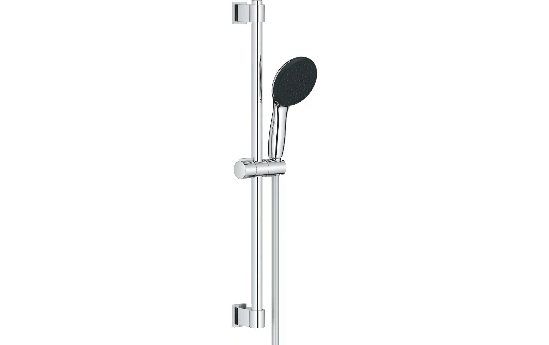 GROHE Duschsystem Vitalio Start – Schlauch 1,75 m, Metall, 2 Strahlarten, Chrom