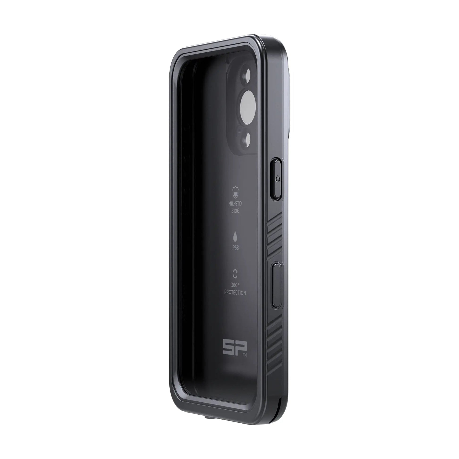SP Connect Backcover – für Apple iPhone 16 Pro – schwarz – MagSafe-kompatibel, wasserdicht