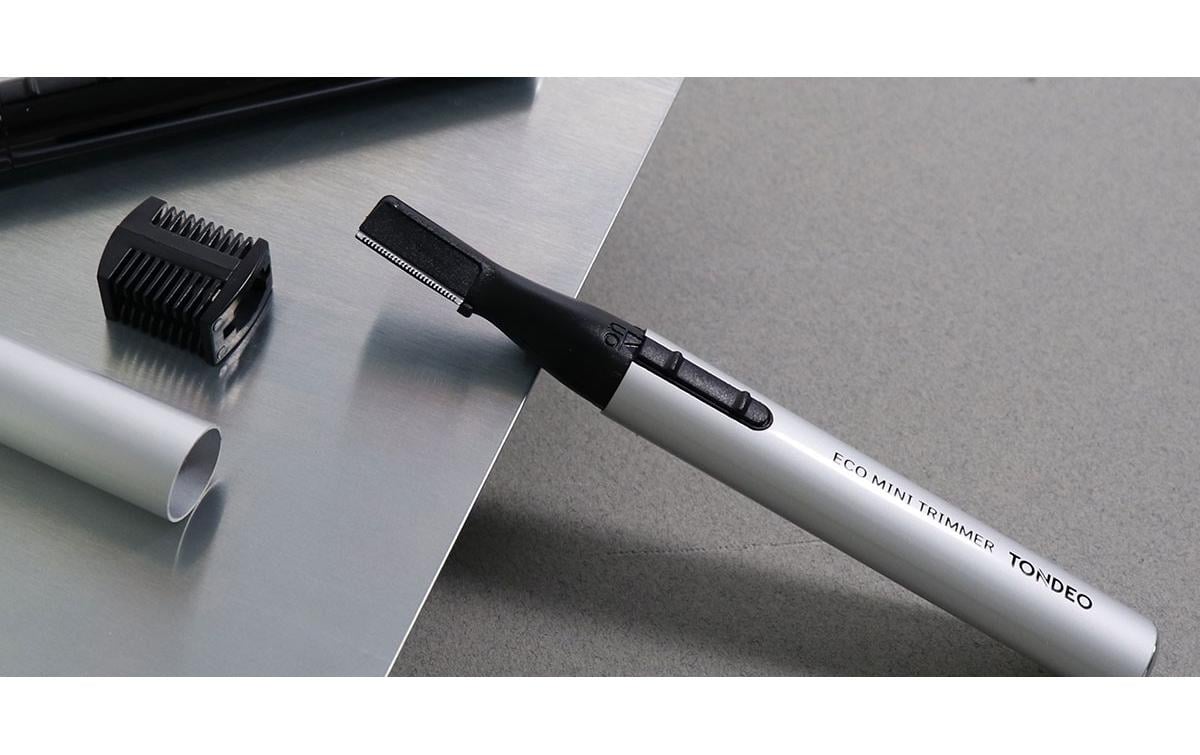 Tondeo Mini-Trimmer – Akku, wiederaufladbar – 1,5–3,5 mm – Silber
