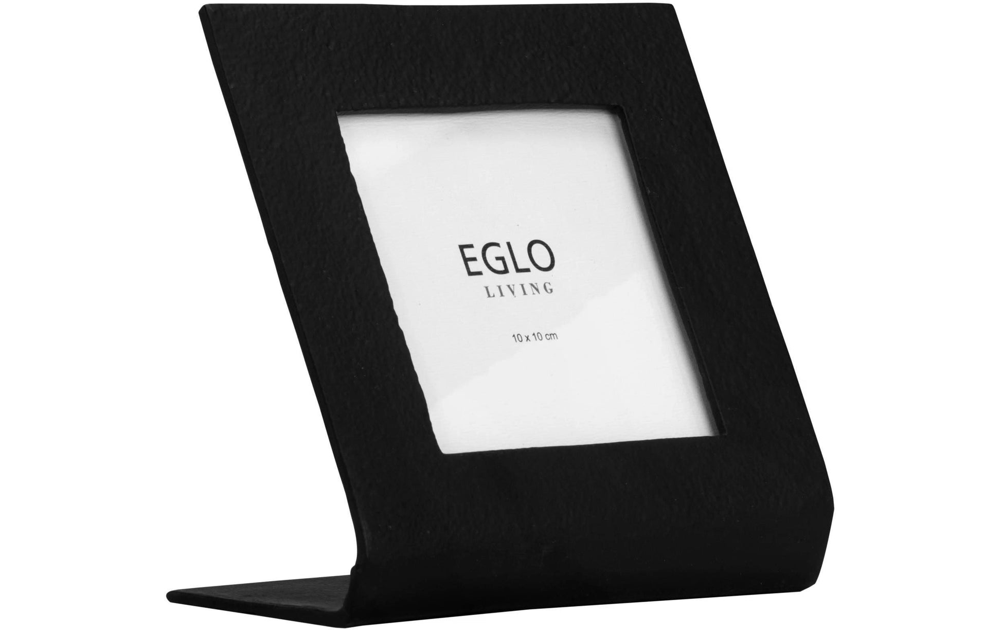 EGLO Bilderrahmen – für 10 × 10 cm – Aluminium & Glas & MDF, schwarz