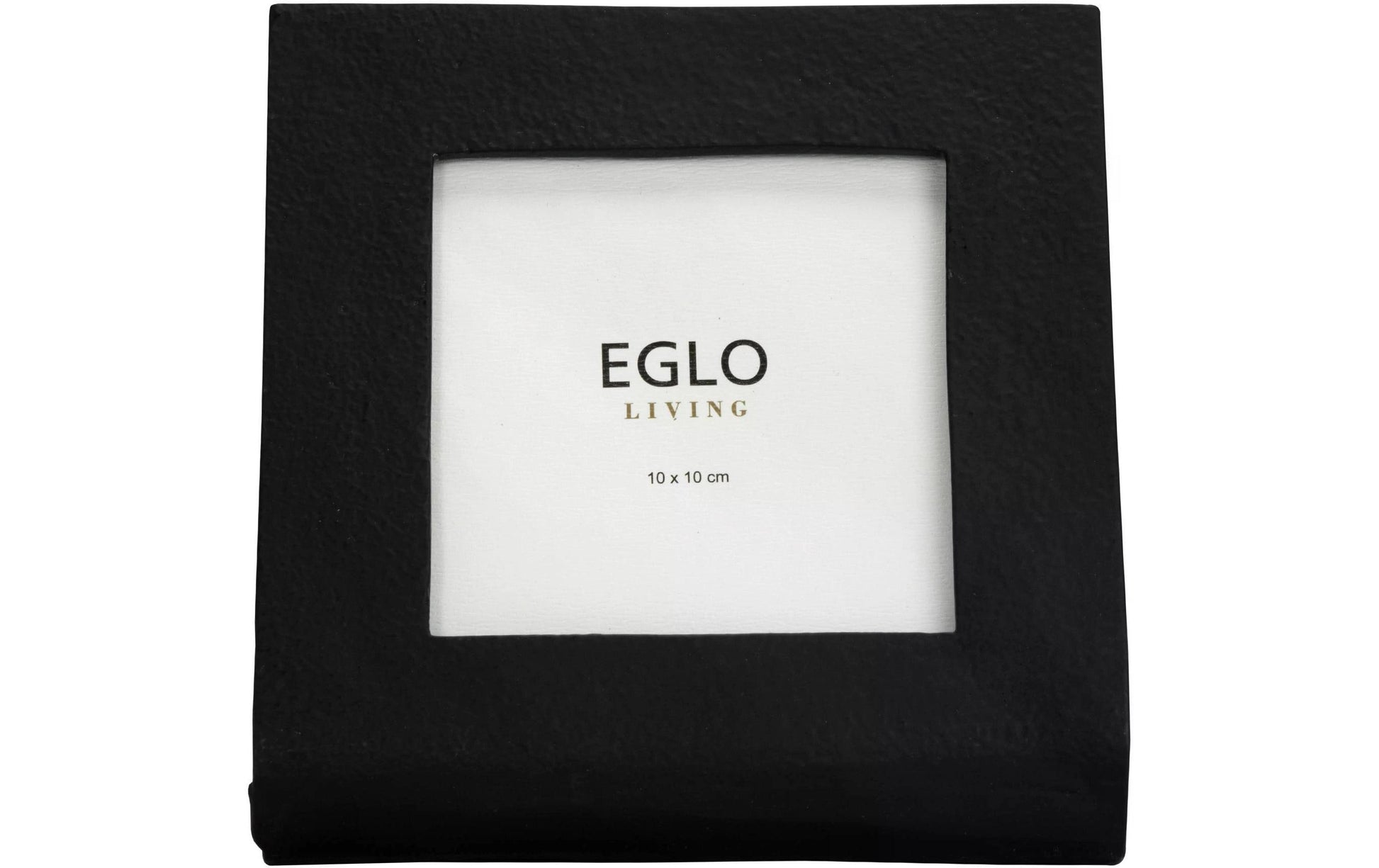 EGLO Bilderrahmen – für 10 × 10 cm – Aluminium & Glas & MDF, schwarz