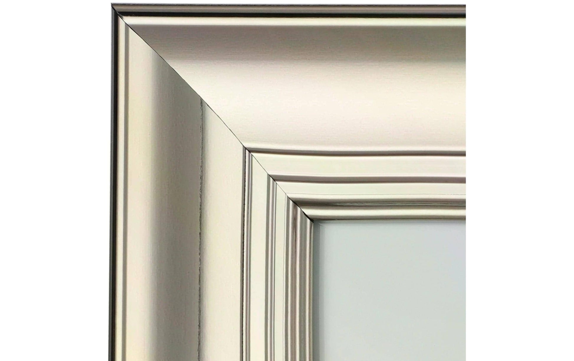 EGLO Bilderrahmen – für 13 × 18 cm – Glas & MDF & Kunststoff, silber